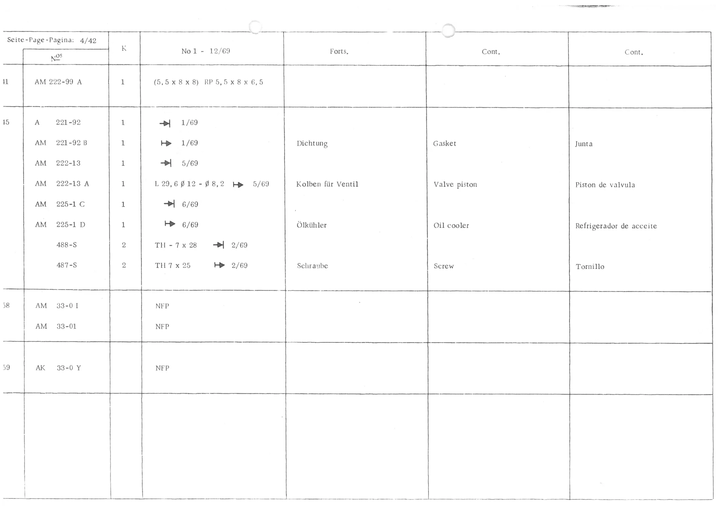 , page 6 of 647 — 486 Parts Catalogue — Ami 6
