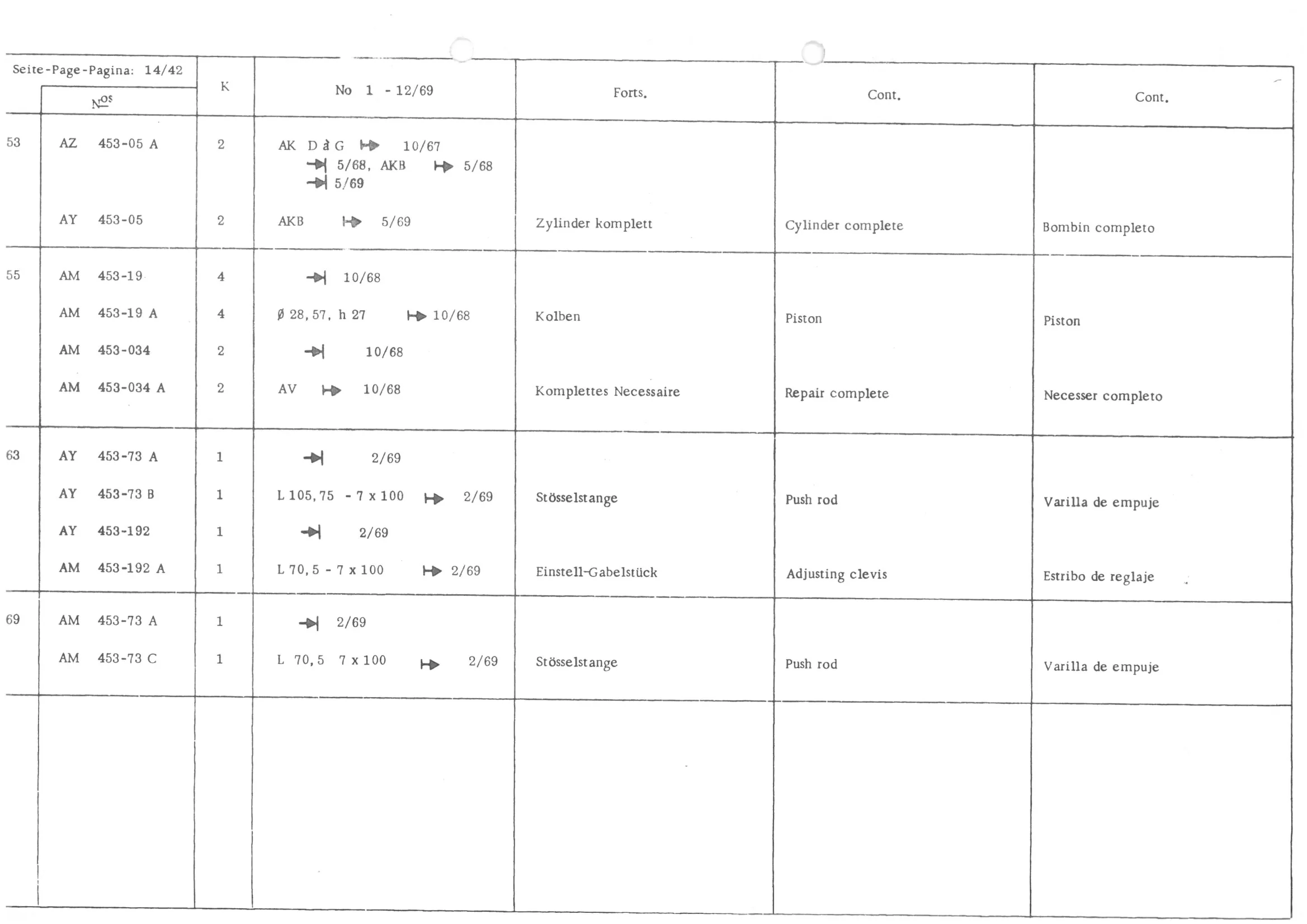 , page 16 of 647 — 486 Parts Catalogue — Ami 6