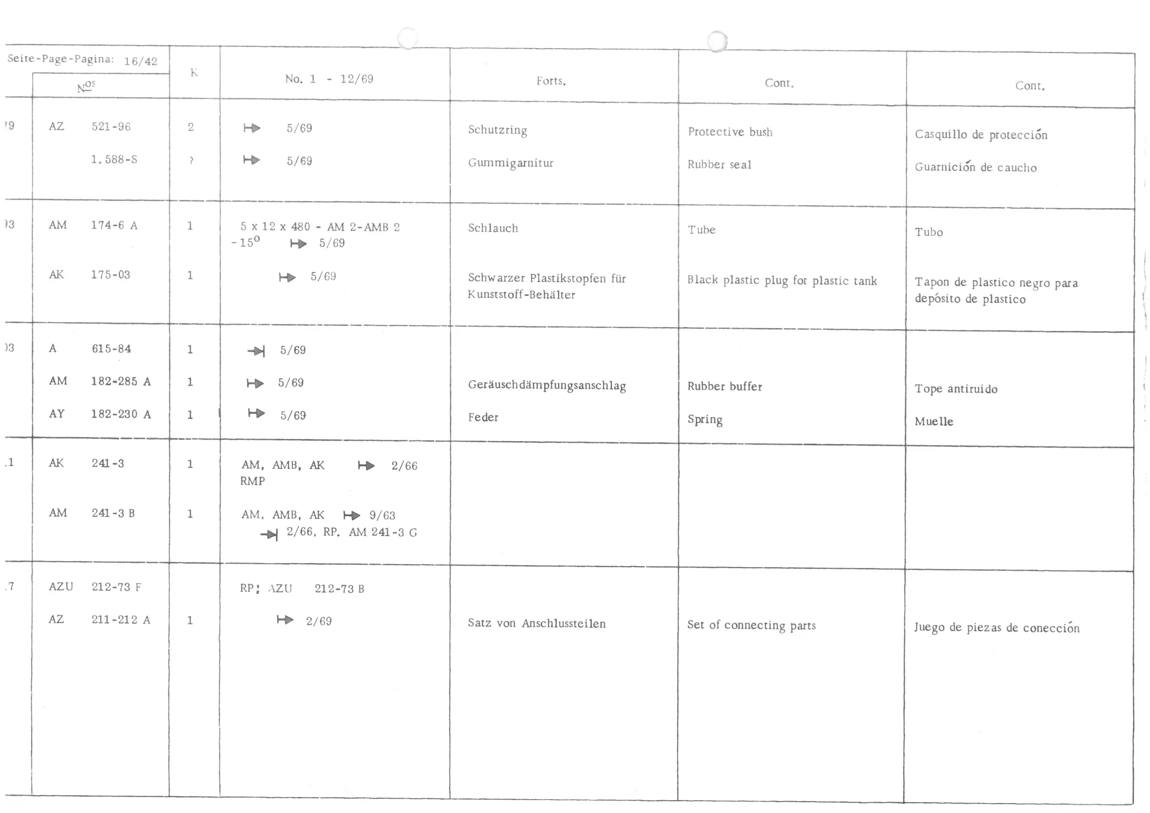 , page 18 of 647 — 486 Parts Catalogue — Ami 6