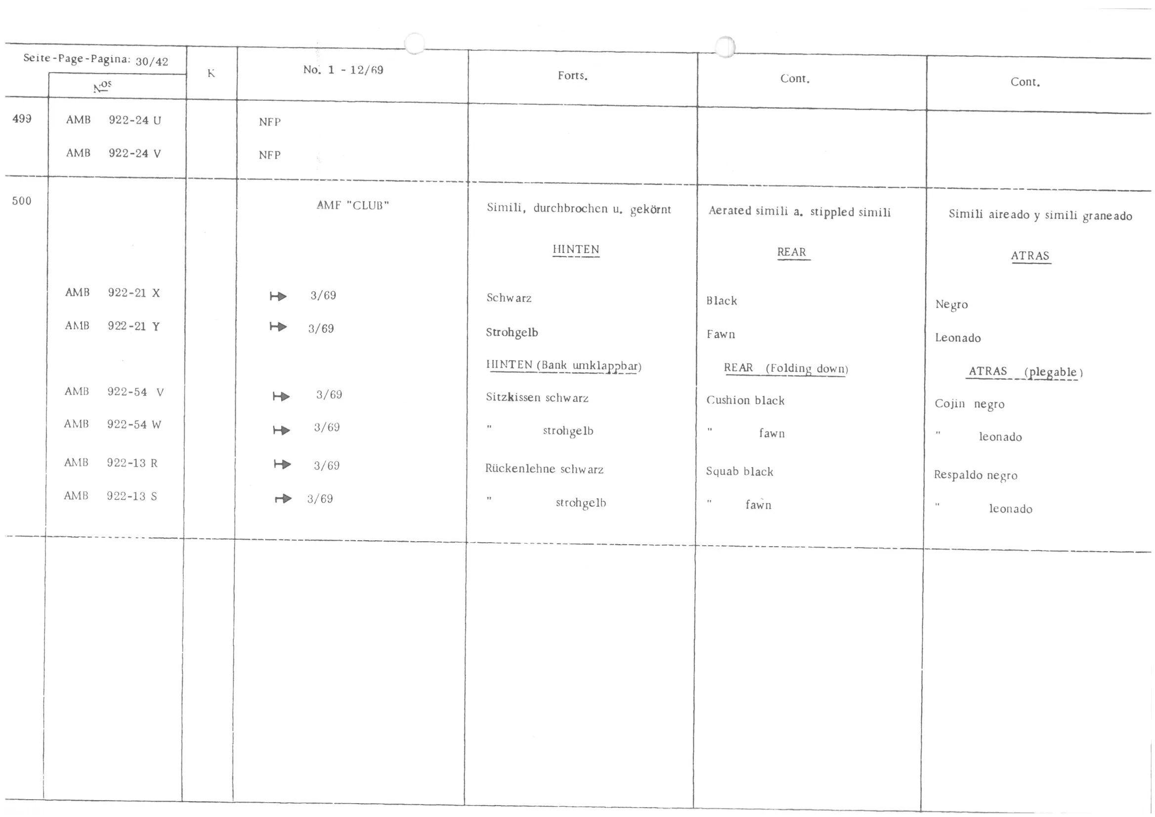 , page 32 of 647 — 486 Parts Catalogue — Ami 6