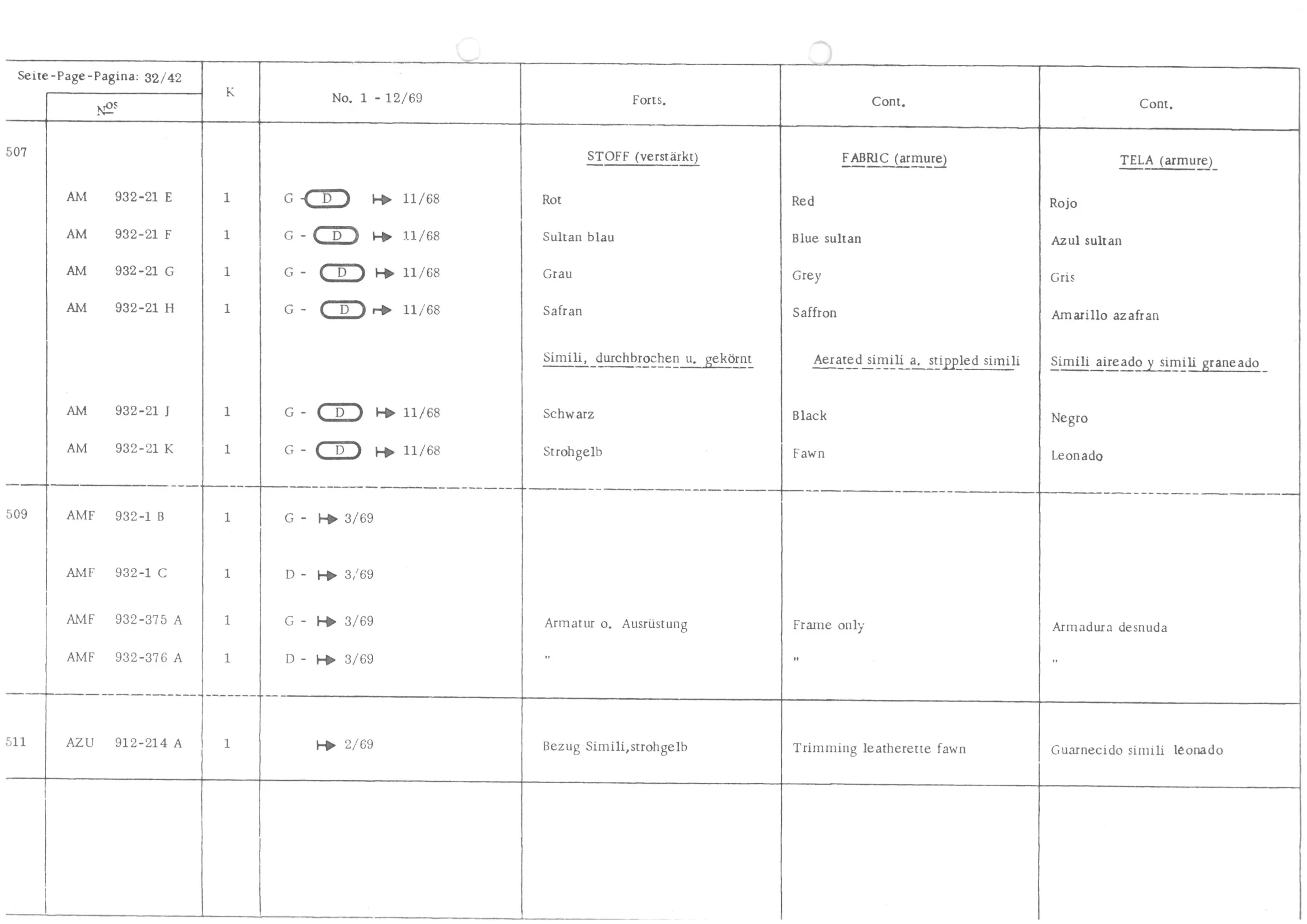 , page 34 of 647 — 486 Parts Catalogue — Ami 6