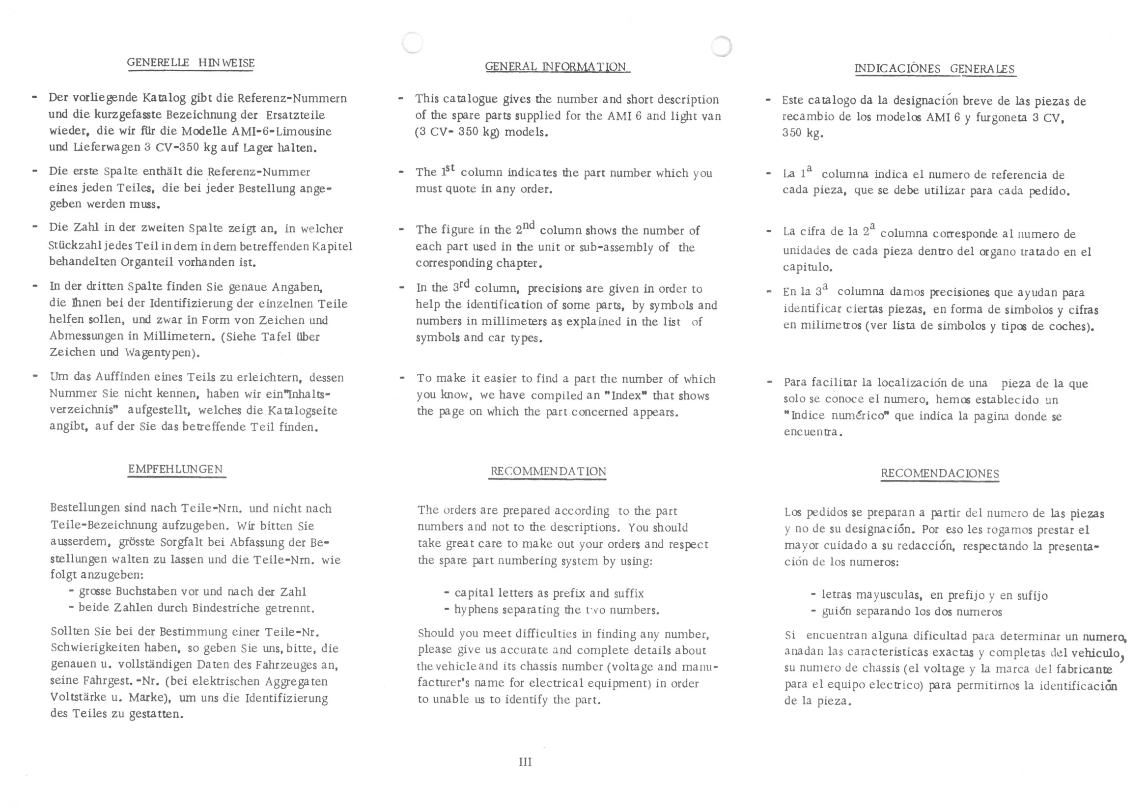 , page 45 of 647 — 486 Parts Catalogue — Ami 6