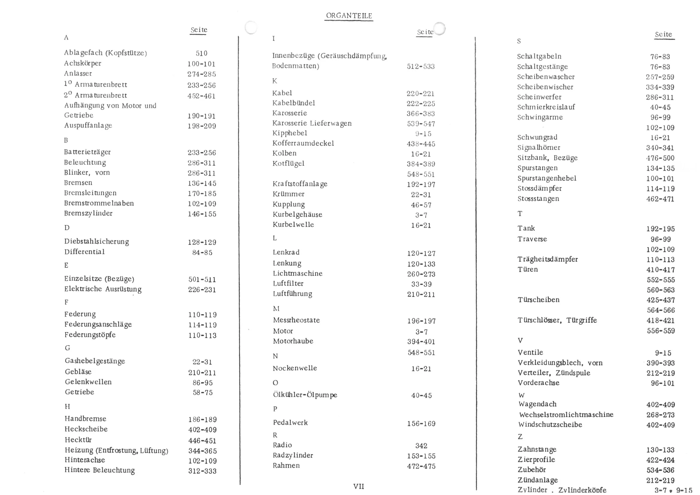 , page 49 of 647 — 486 Parts Catalogue — Ami 6