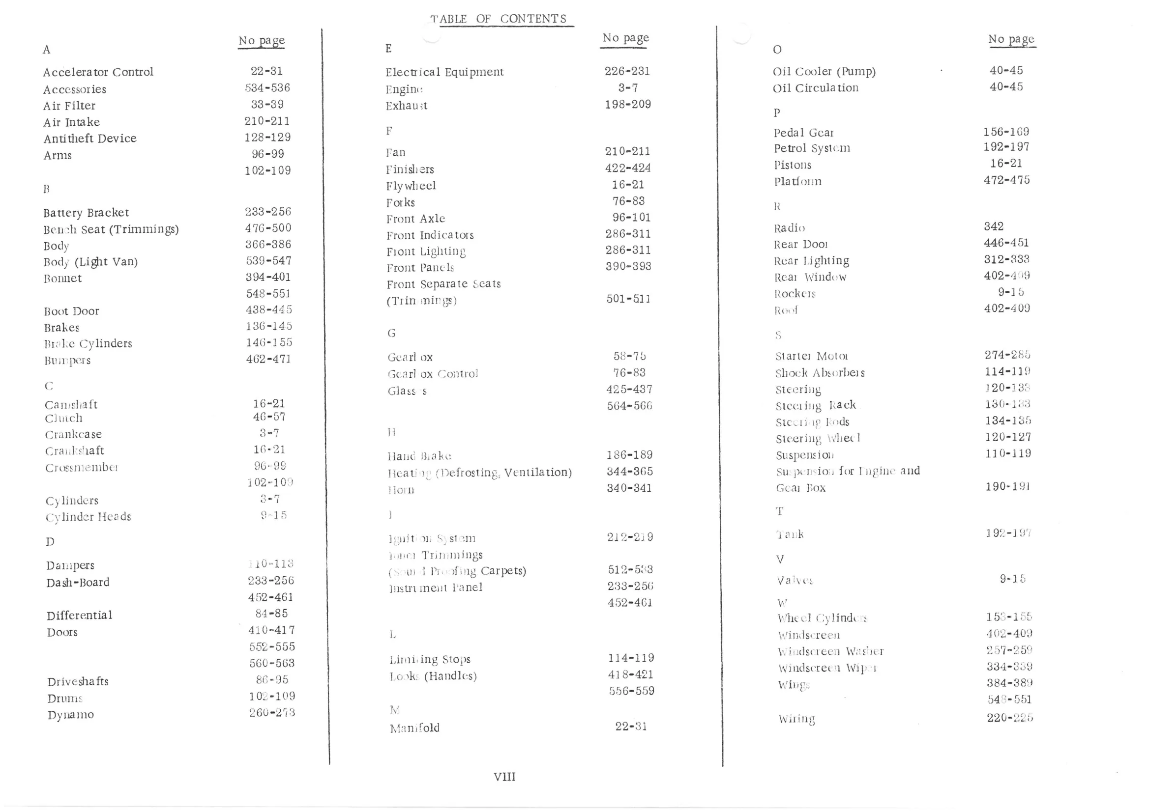 , page 50 of 647 — 486 Parts Catalogue — Ami 6