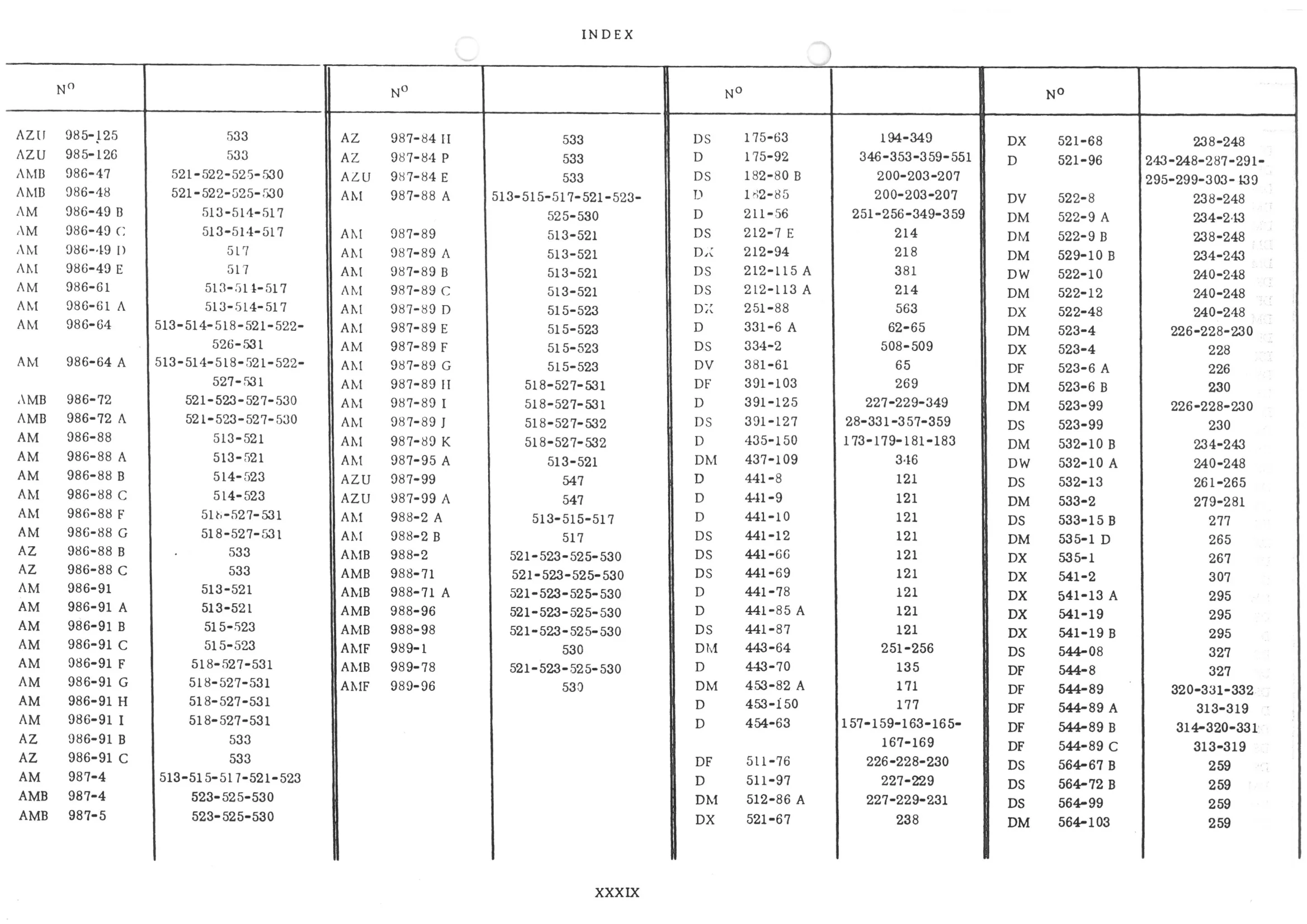, page 80 of 647 — 486 Parts Catalogue — Ami 6