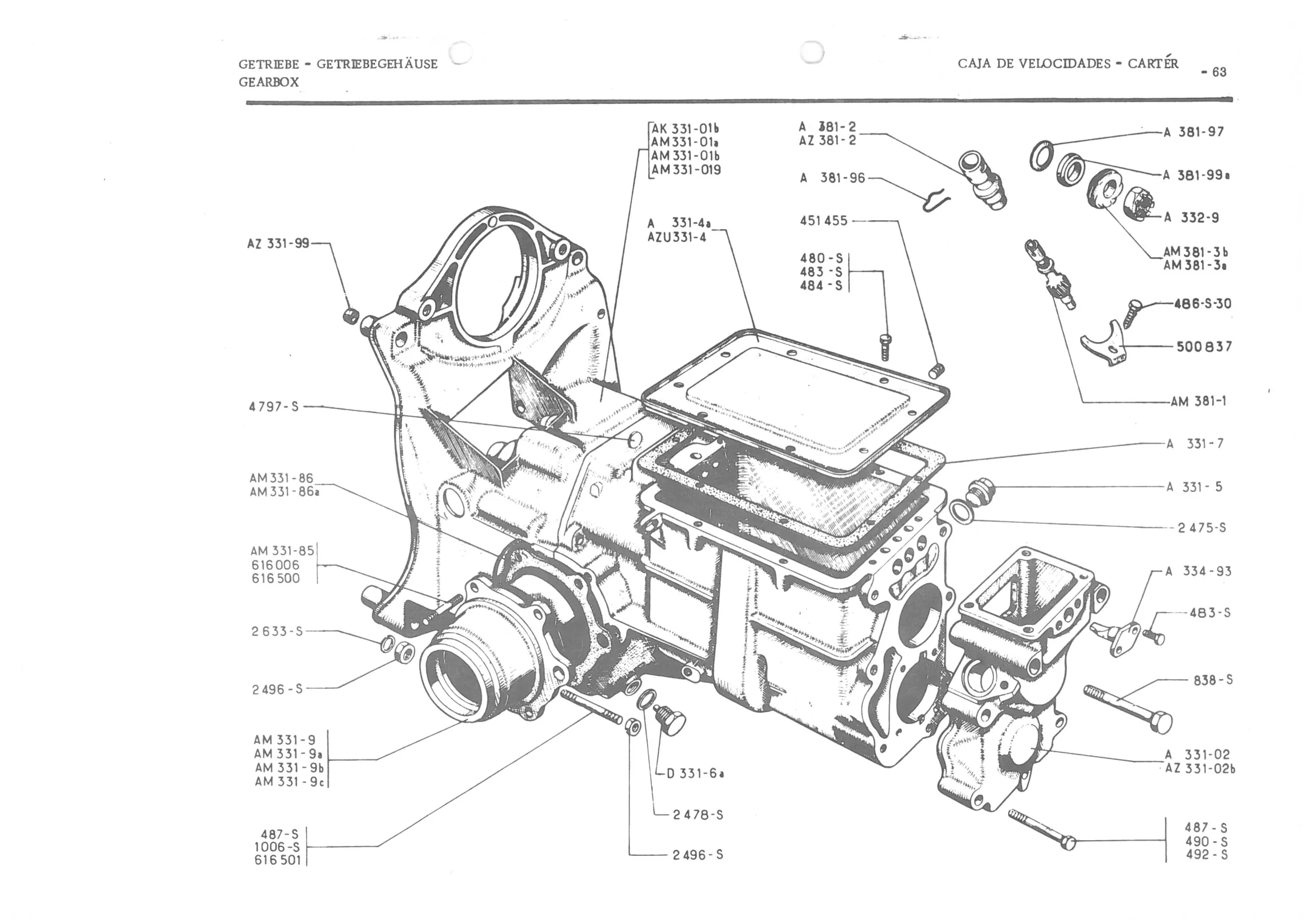 CENTRIFUGAL CLUTCH, page 145 of 647 — 486 Parts Catalogue — Ami 6