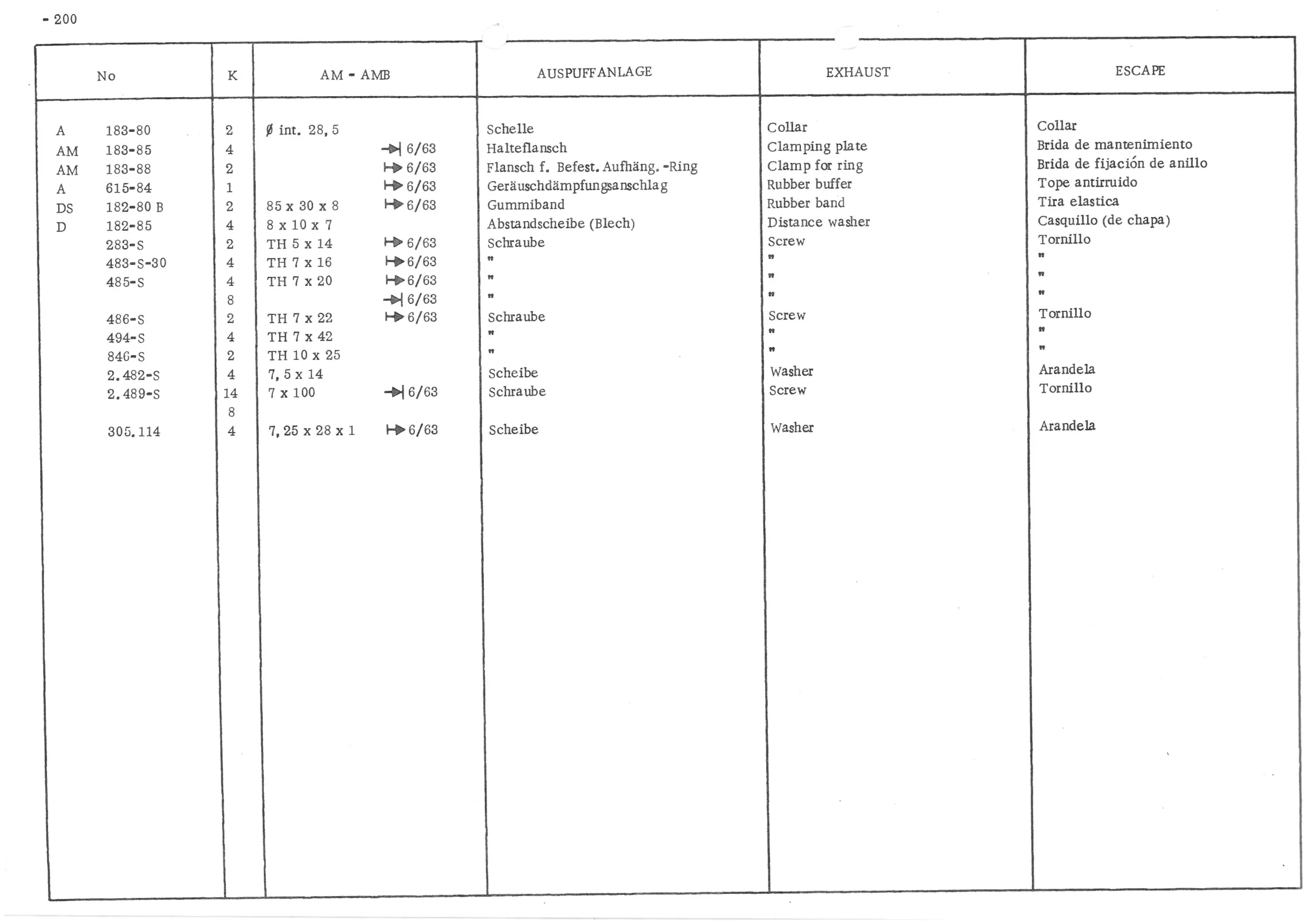 PETROL SYSTEM - TANK - PUMP - PIPING, page 281 of 647 — 486 Parts Catalogue — Ami 6
