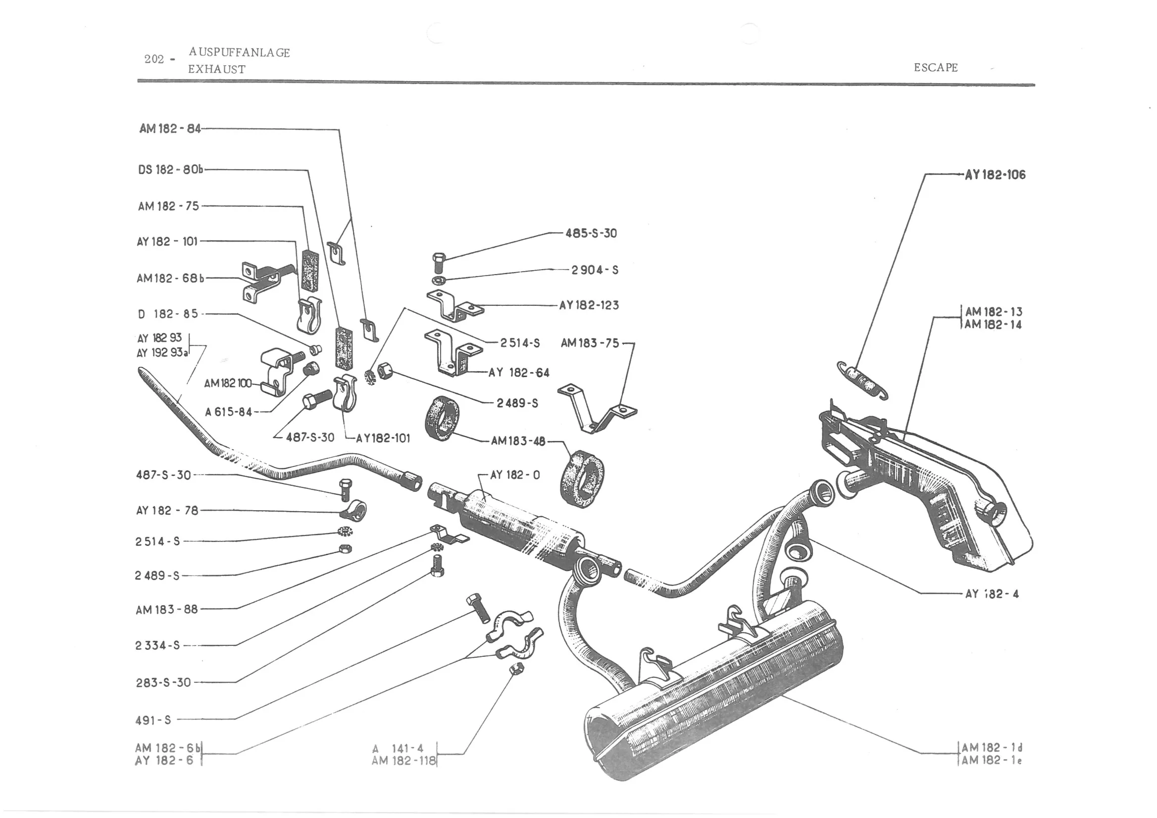 PETROL SYSTEM - TANK - PUMP - PIPING, page 283 of 647 — 486 Parts Catalogue — Ami 6