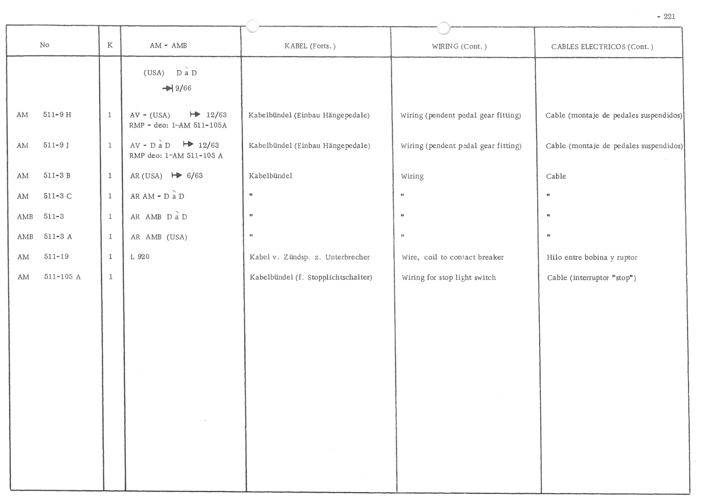 IGNITION SYSTEM, page 302 of 647 — 486 Parts Catalogue — Ami 6