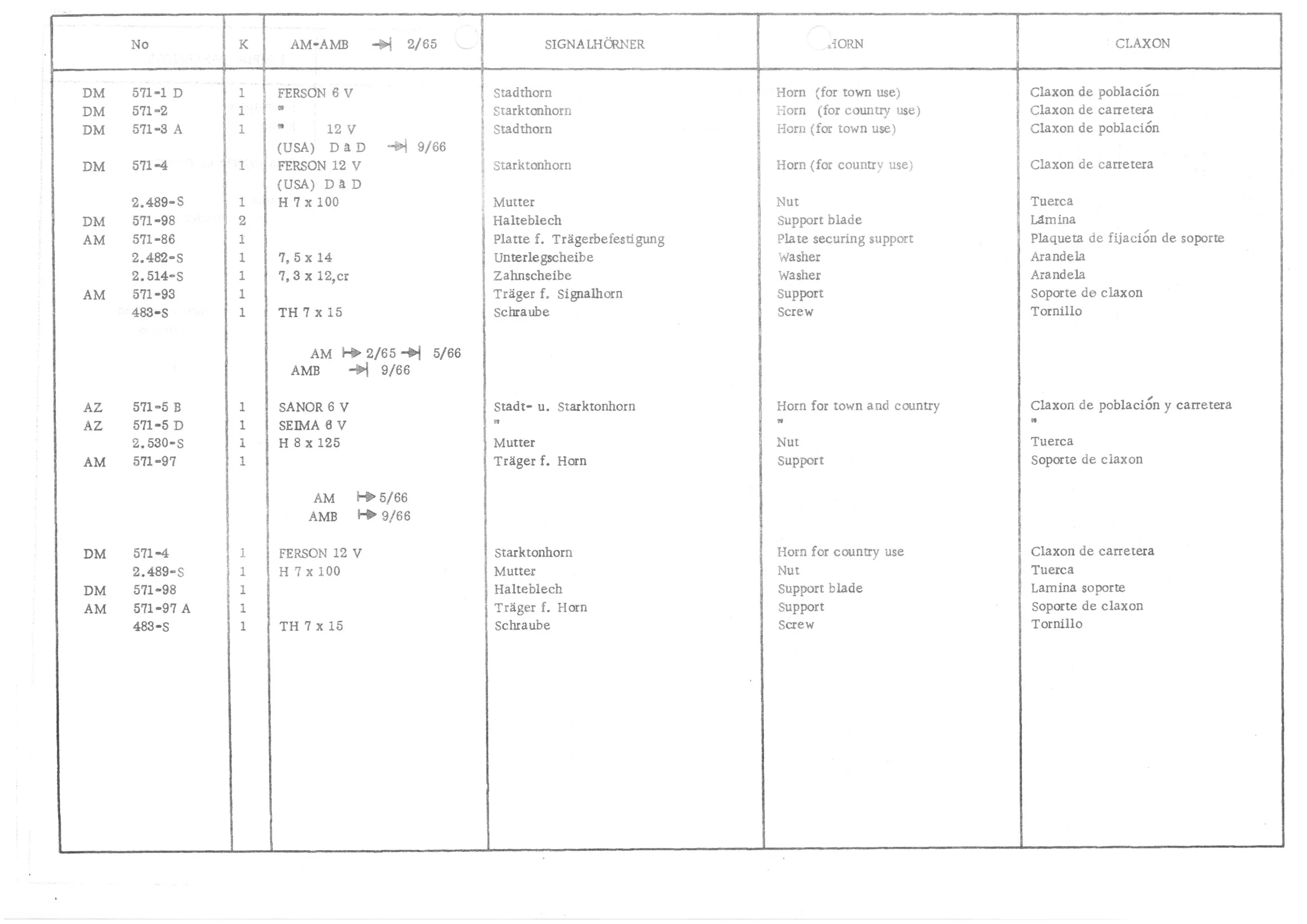 WINDSCREEN WIPER, page 420 of 647 — 486 Parts Catalogue — Ami 6