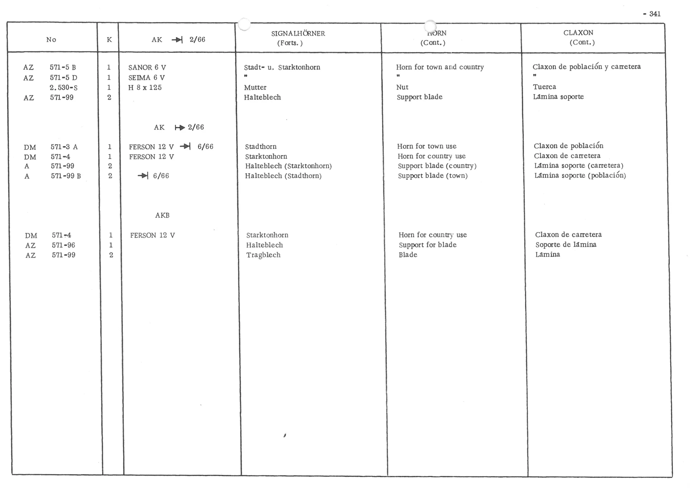 WINDSCREEN WIPER, page 421 of 647 — 486 Parts Catalogue — Ami 6