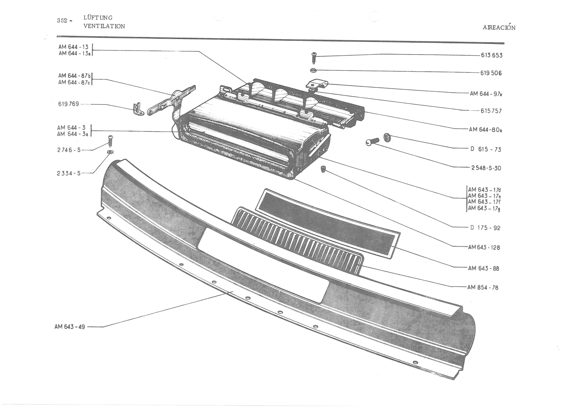 DEFROSTING - HEATING, page 431 of 647 — 486 Parts Catalogue — Ami 6