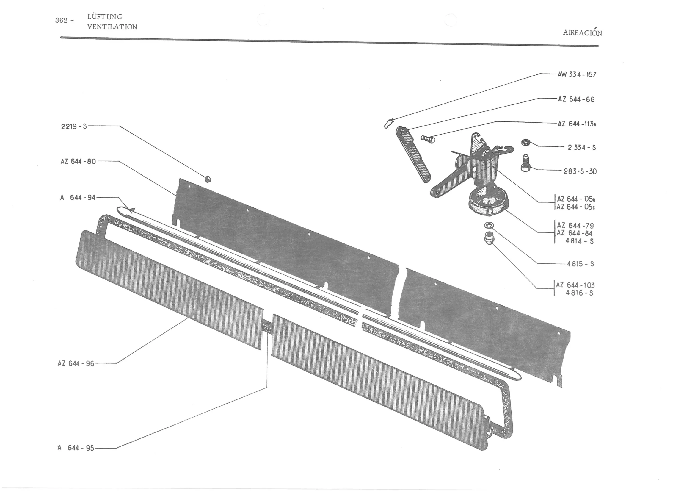 DEFROSTING - HEATING, page 441 of 647 — 486 Parts Catalogue — Ami 6