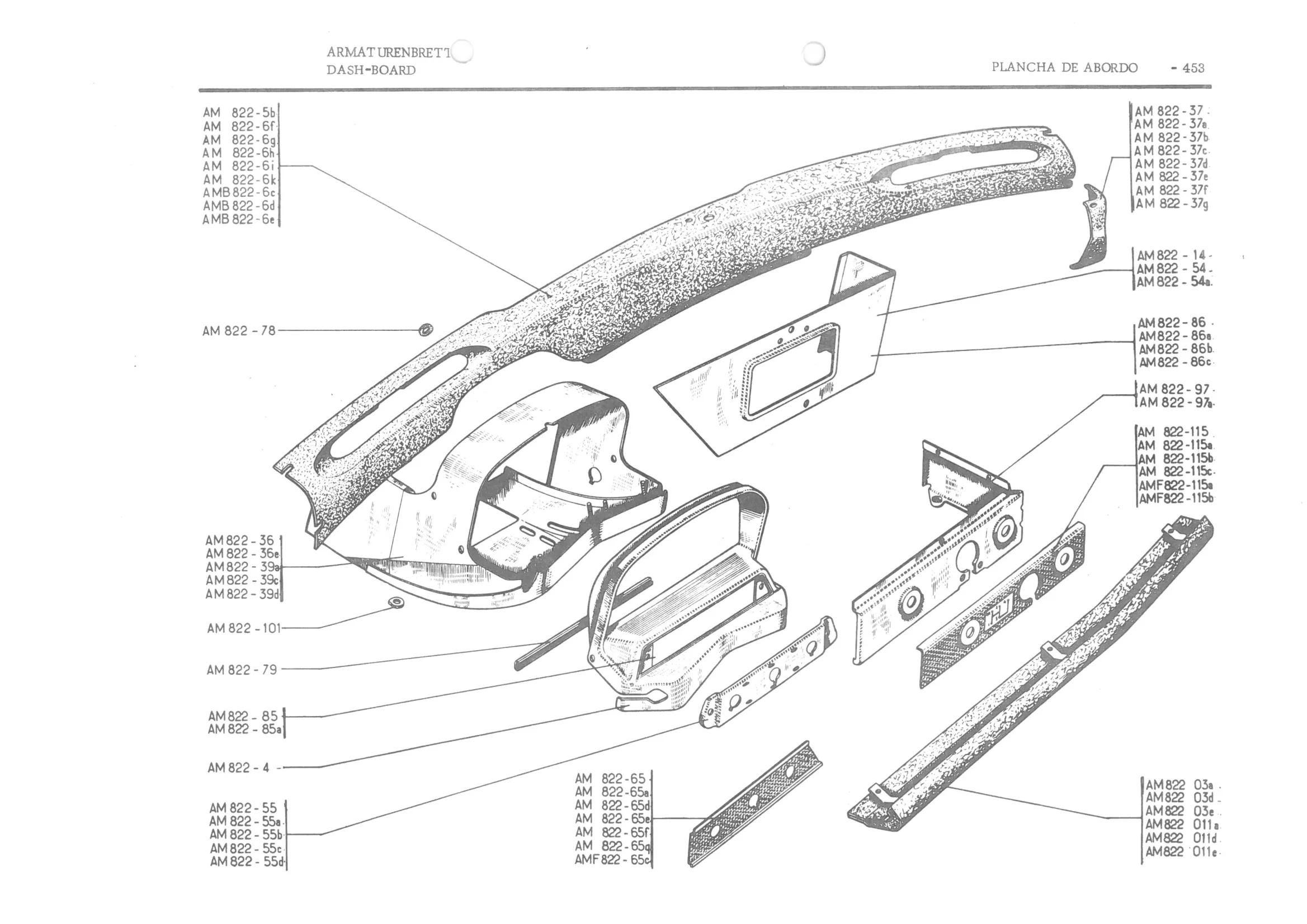 REAR DOOR LOCK ‘, page 532 of 647 — 486 Parts Catalogue — Ami 6