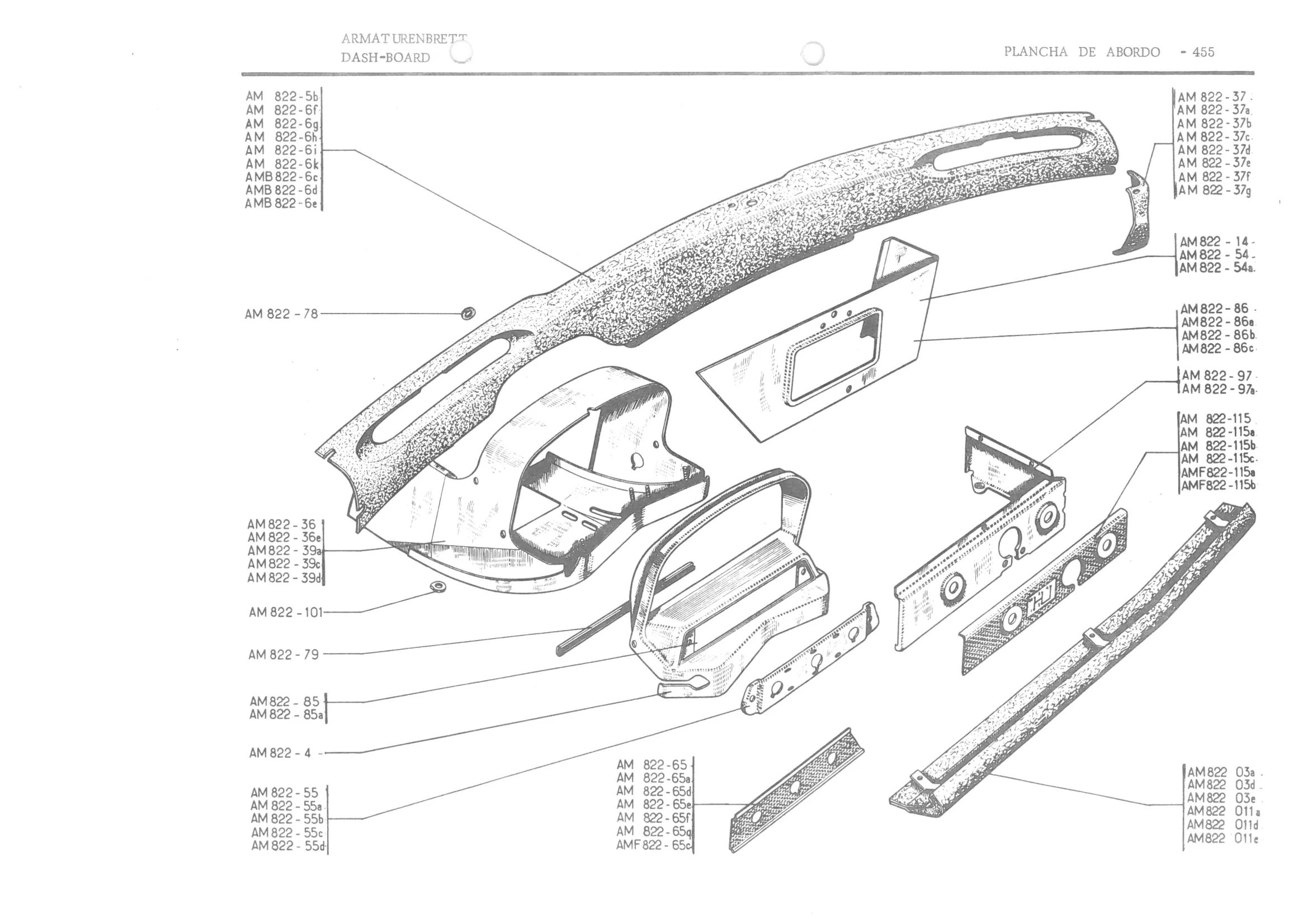 REAR DOOR LOCK ‘, page 534 of 647 — 486 Parts Catalogue — Ami 6