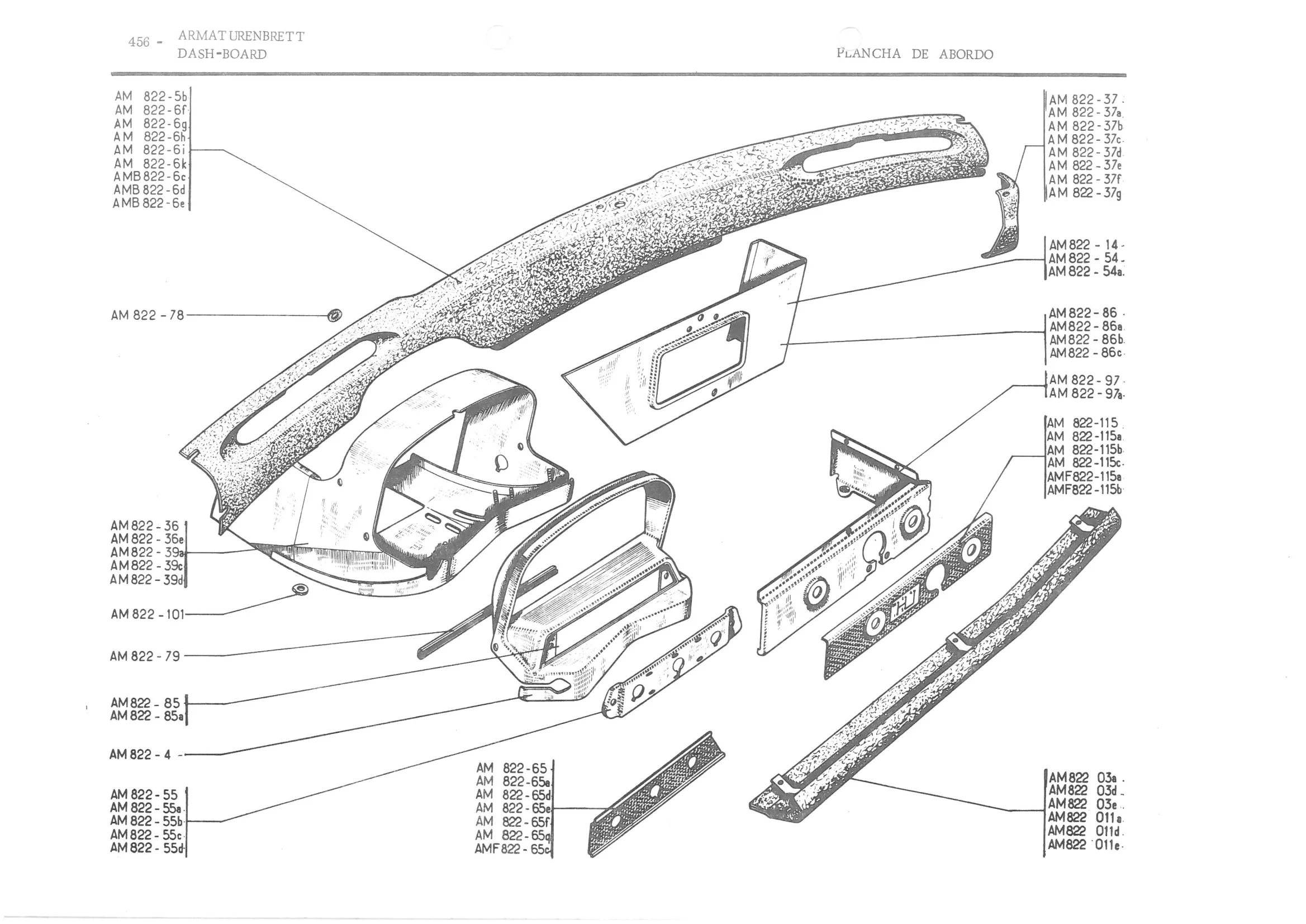 REAR DOOR LOCK ‘, page 535 of 647 — 486 Parts Catalogue — Ami 6