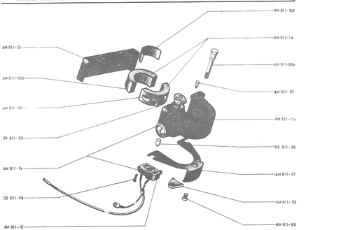 ANTITHEFT DEVICE "SIMPLEX", page 204 — 486 Parts Catalogue — Ami 6