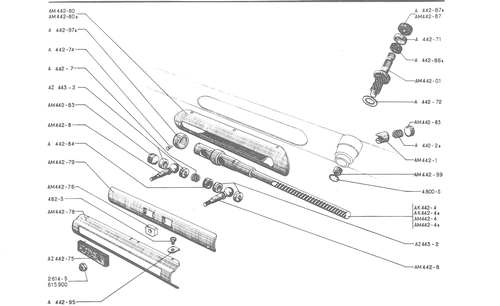 STEERING RACK, page 212 — 486 Parts Catalogue — Ami 6