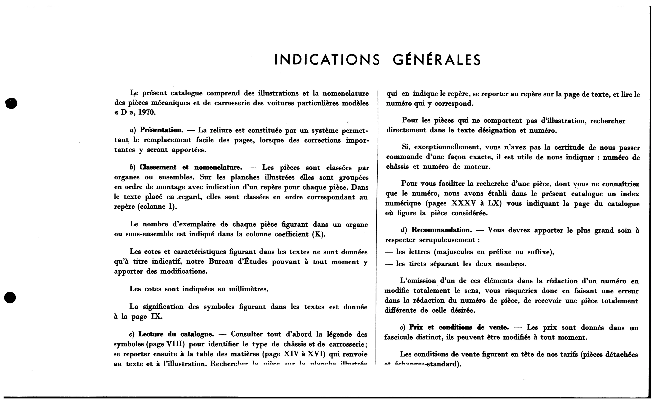 English, page 2 of 688 — 577 Parts Catalogue — Volume I