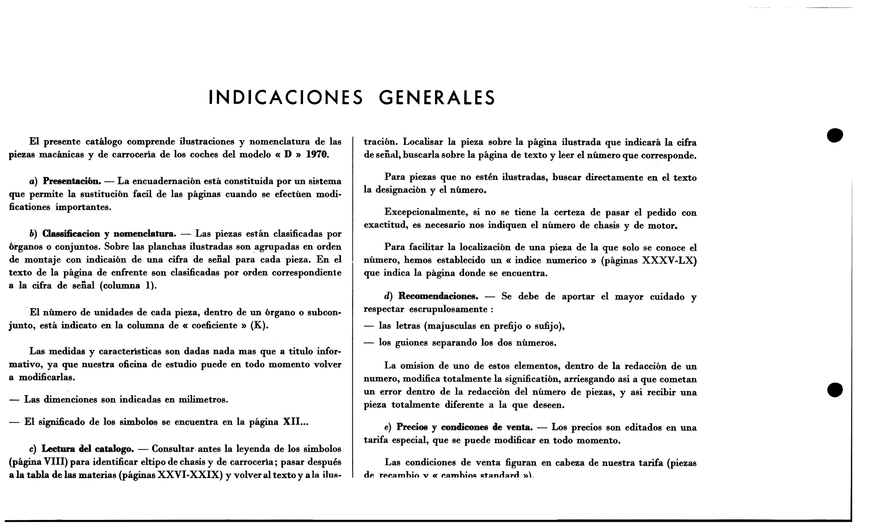 General  information, page 5 of 688 — 577 Parts Catalogue — Volume I