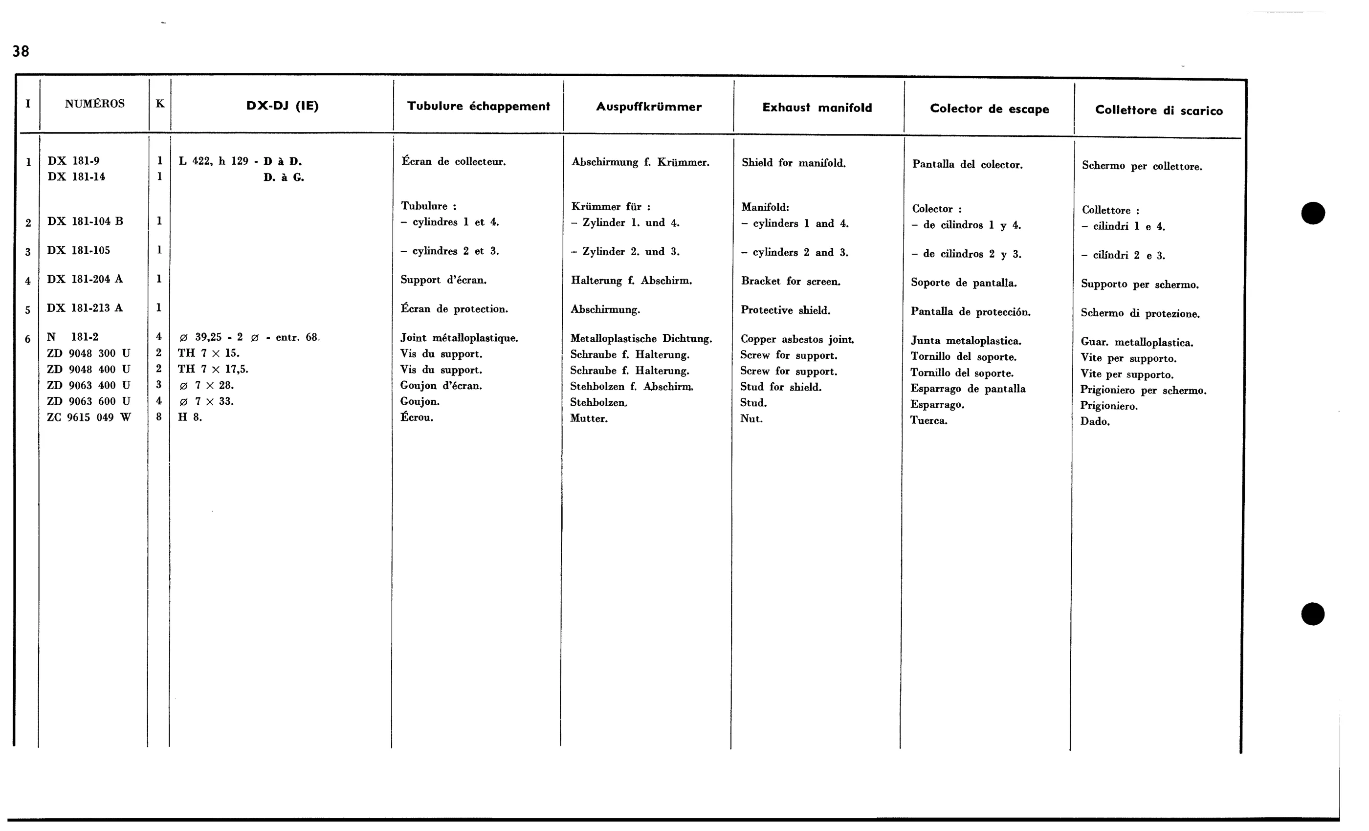 Exh. manif. EFI, page 90 of 688 — 577 Parts Catalogue — Volume I