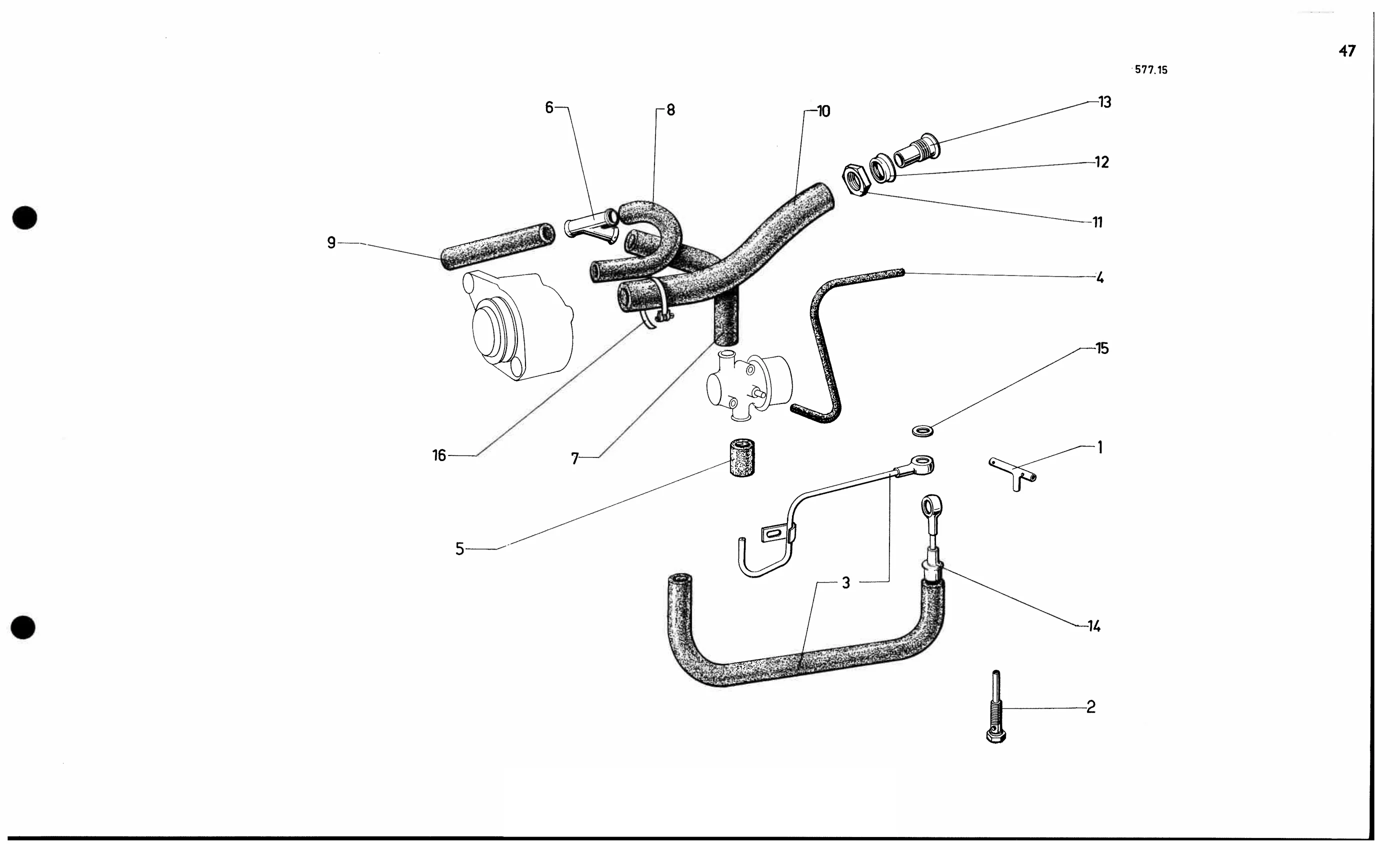 Exh. emission control, page 96 of 688 — 577 Parts Catalogue — Volume I