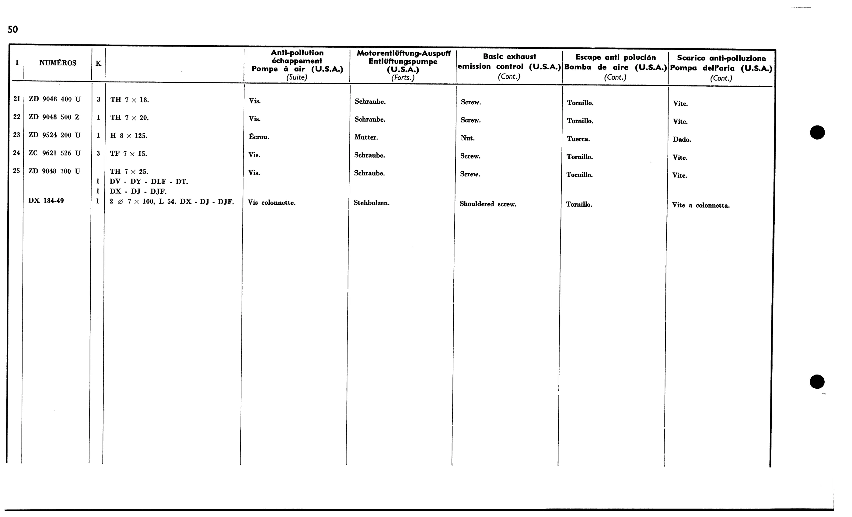 Air pump, page 100 of 688 — 577 Parts Catalogue — Volume I