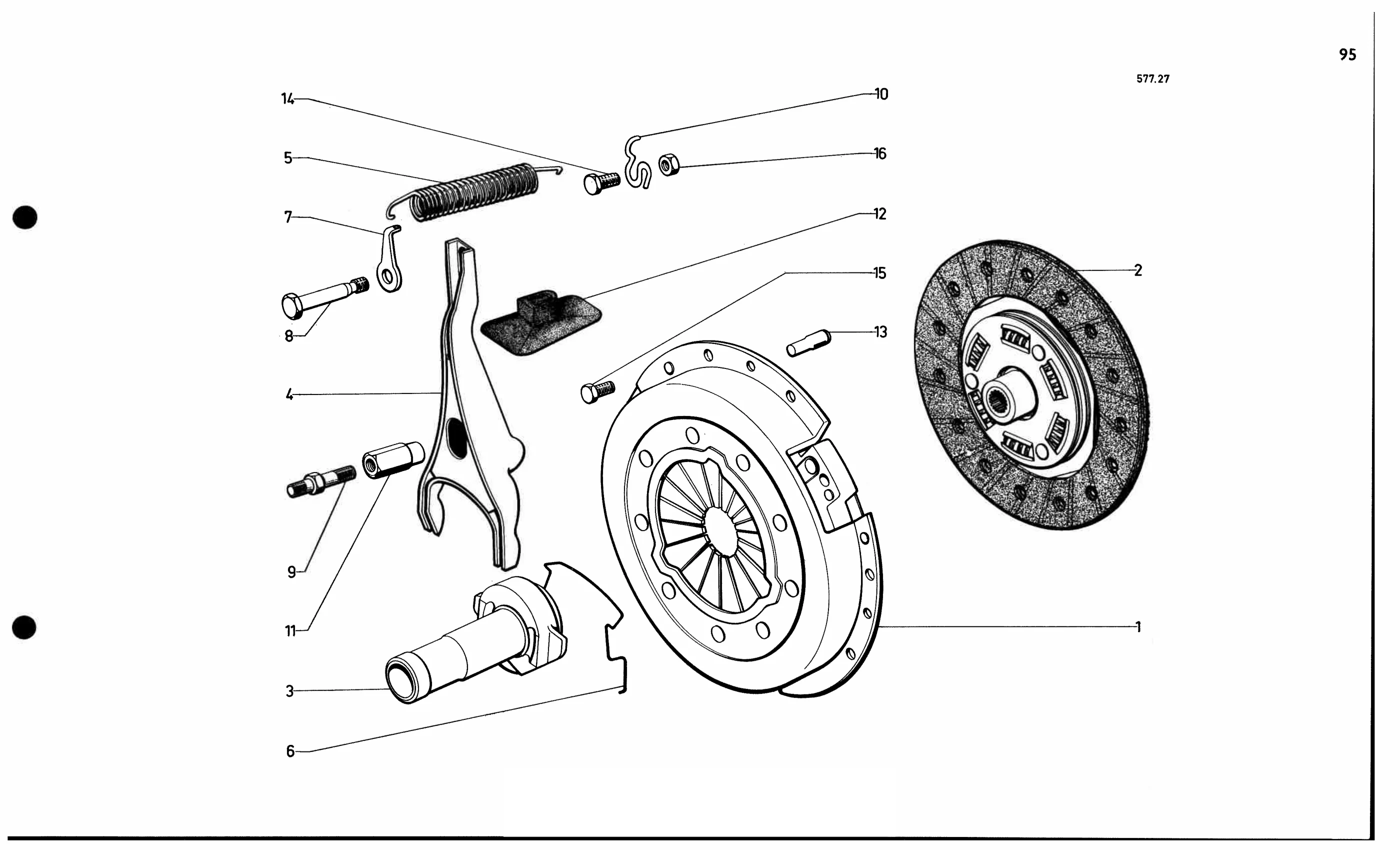 Clutch (EFI), page 132 of 688 — 577 Parts Catalogue — Volume I