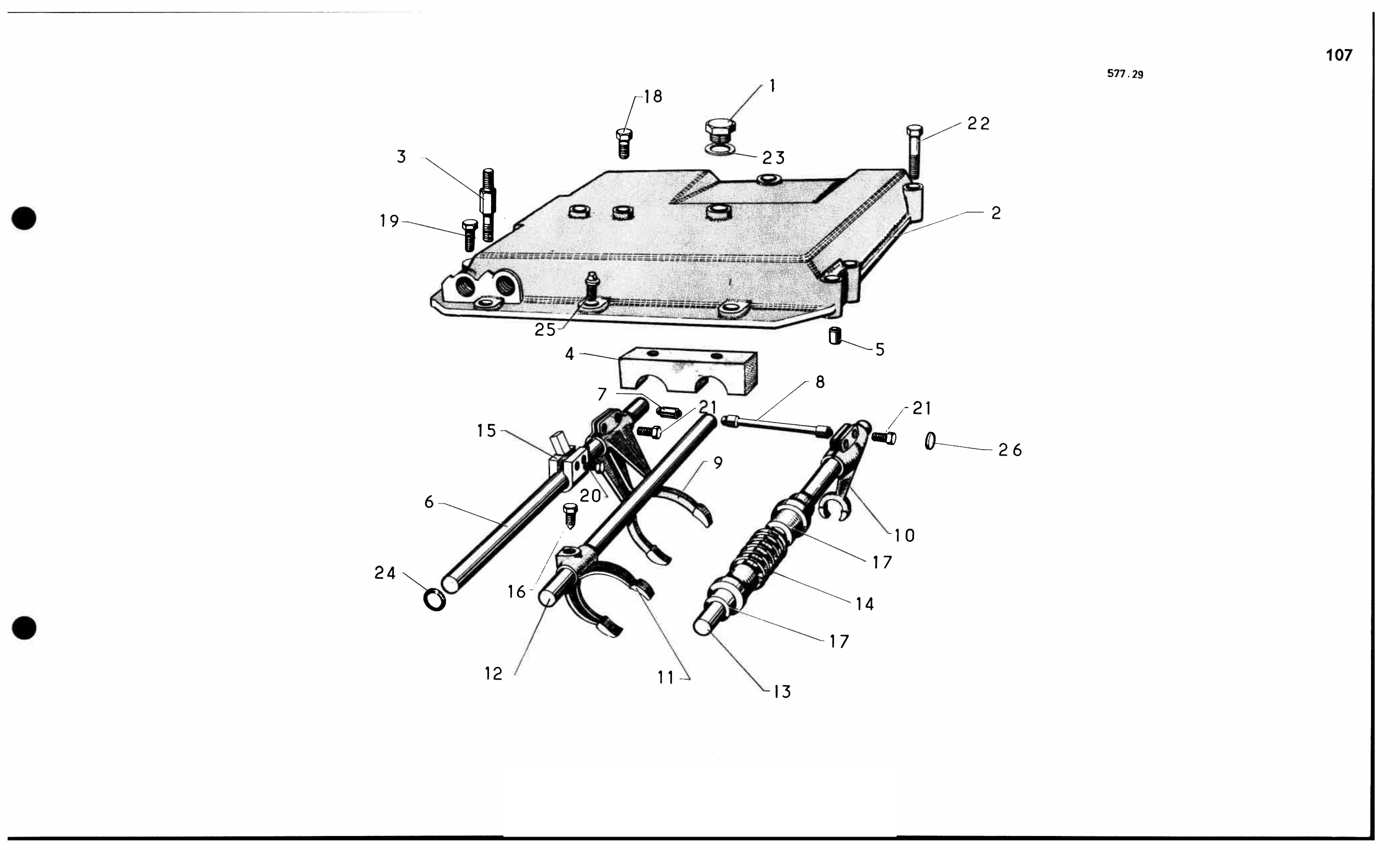 Lid and forks bvh, page 140 of 688 — 577 Parts Catalogue — Volume I