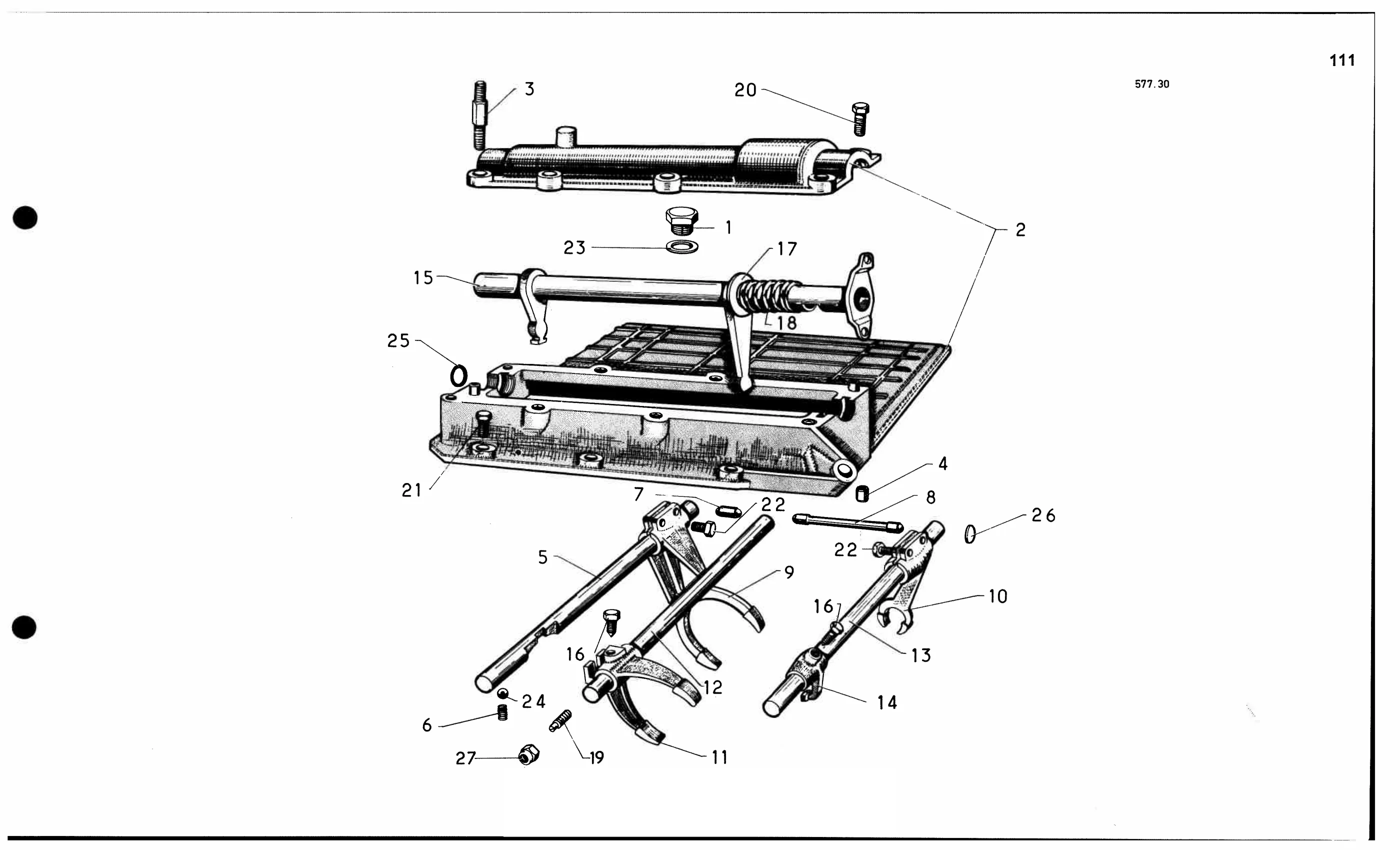 Lid and forks bvm, page 143 of 688 — 577 Parts Catalogue — Volume I