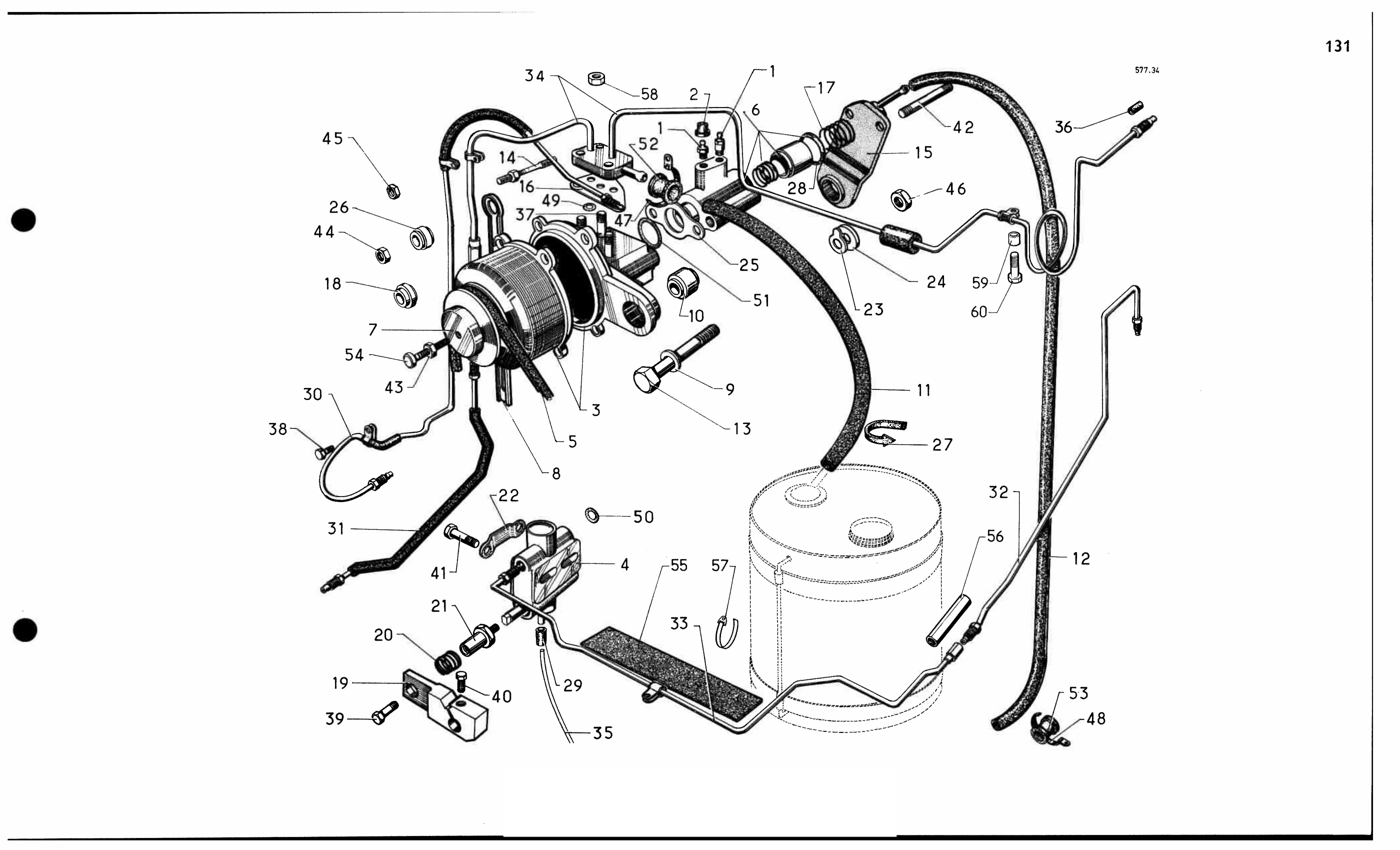 Centrifugal regulator, page 156 of 688 — 577 Parts Catalogue — Volume I
