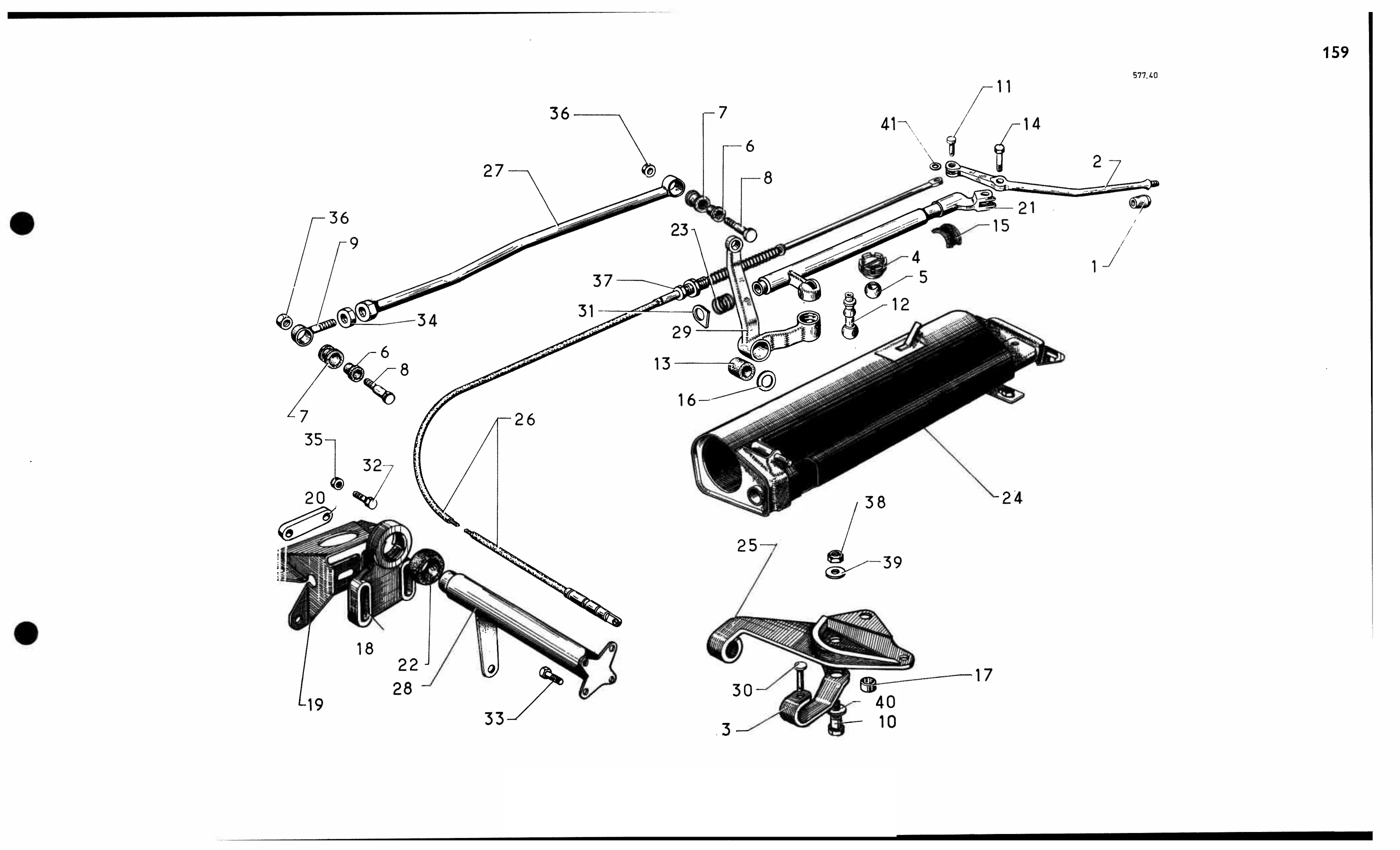 Man. gear select LHD, page 178 of 688 — 577 Parts Catalogue — Volume I