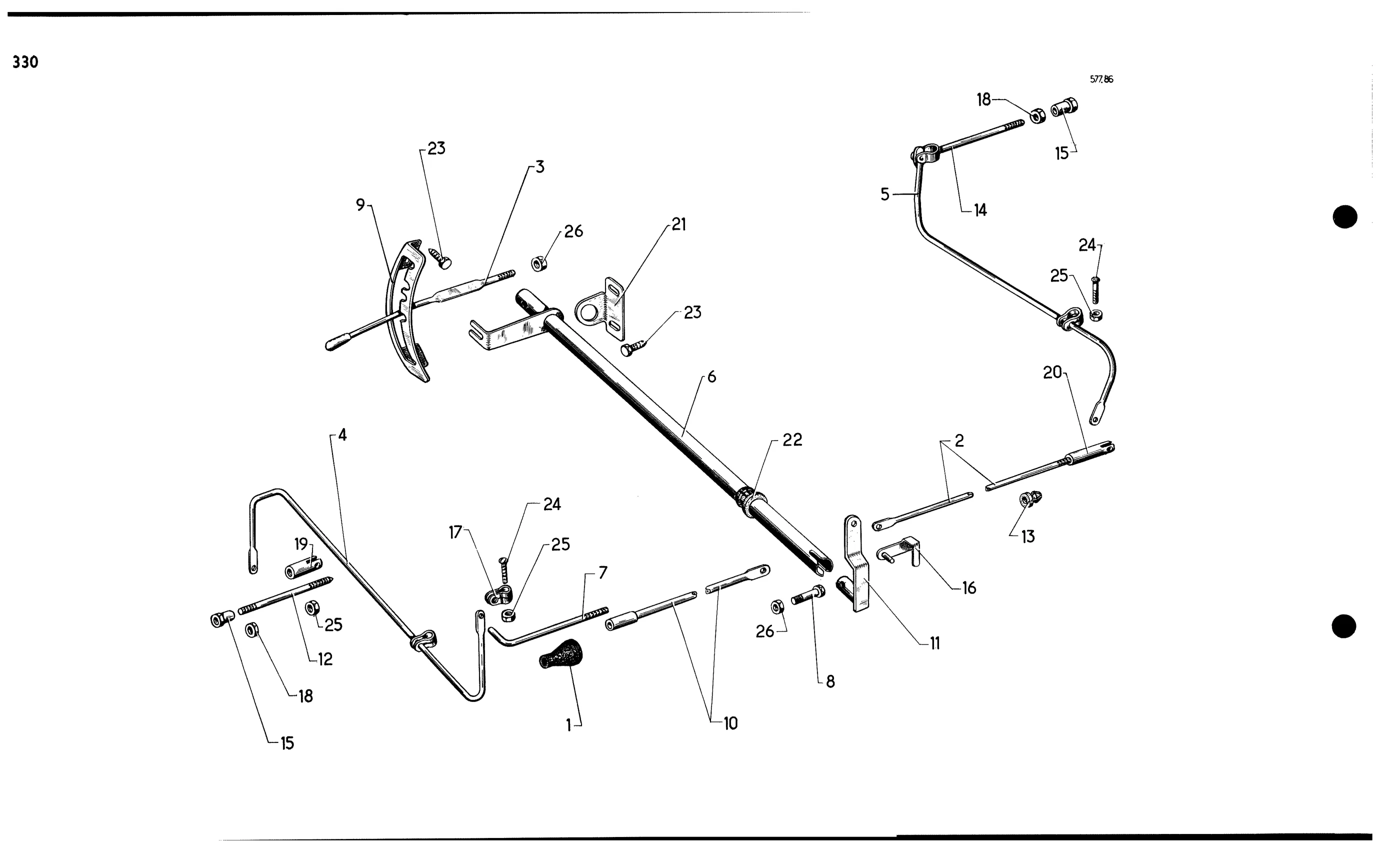 Man ht. contr RHD, page 310 of 688 — 577 Parts Catalogue — Volume I