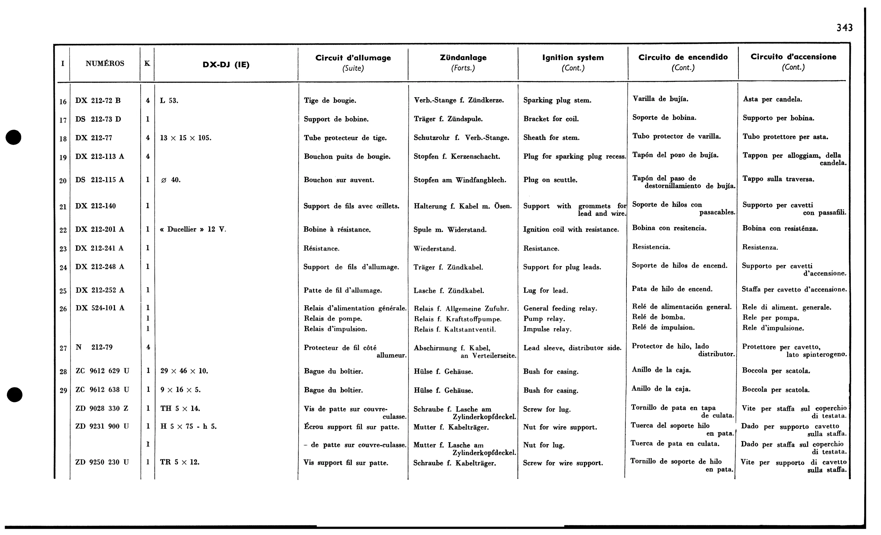 IE - Bosch, page 319 of 688 — 577 Parts Catalogue — Volume I