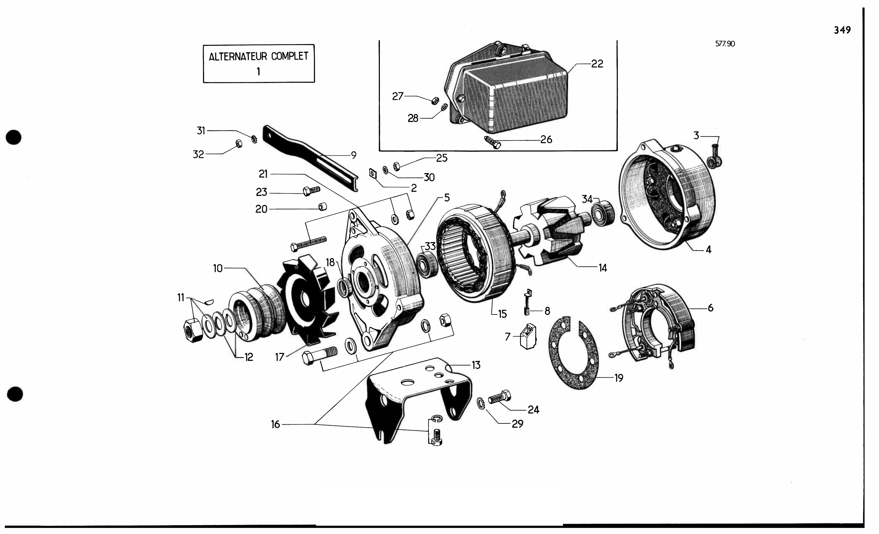 Paris-Rhône, page 323 of 688 — 577 Parts Catalogue — Volume I