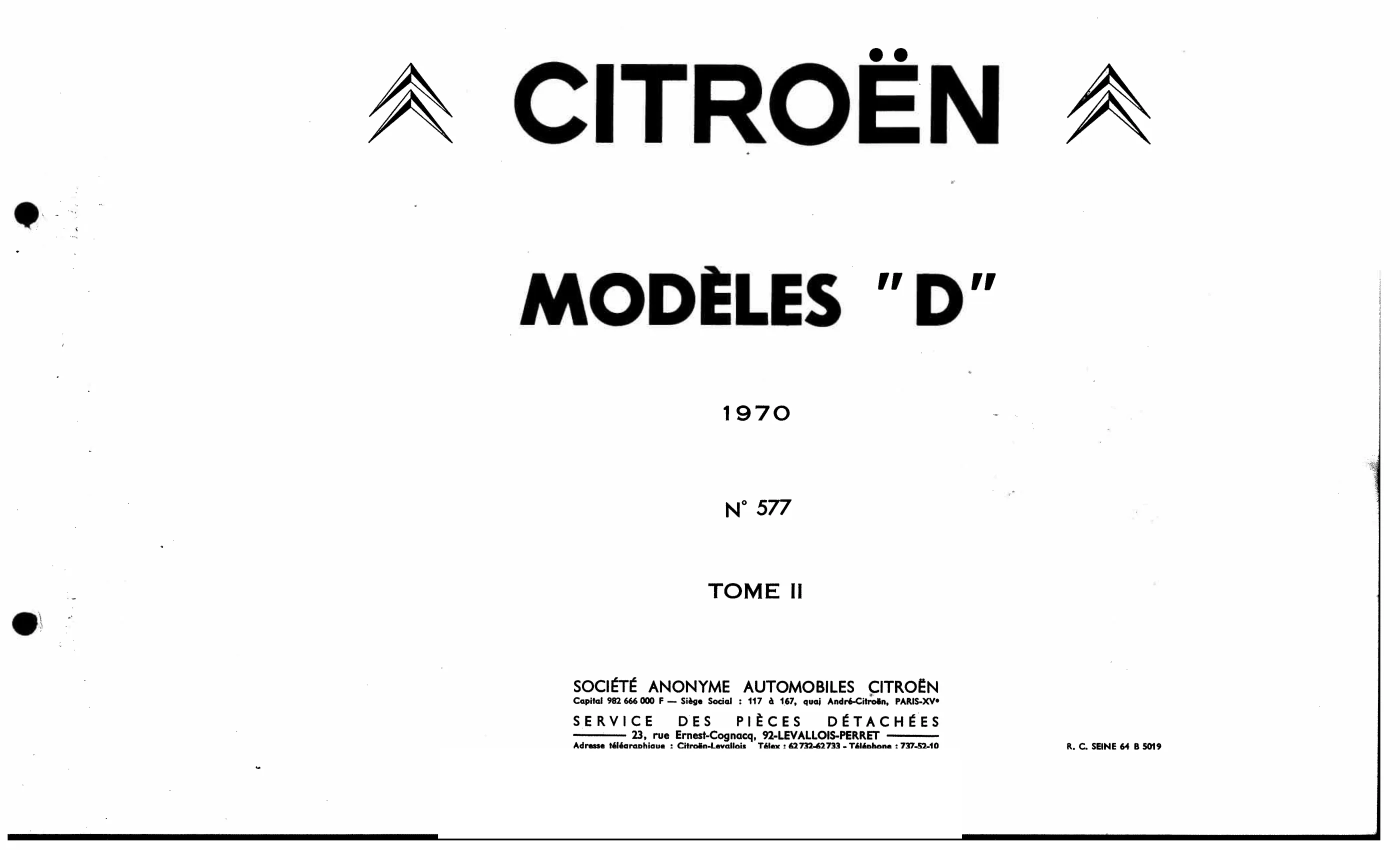 Volume 2, page 332 of 688 — 577 Parts Catalogue — Volume I