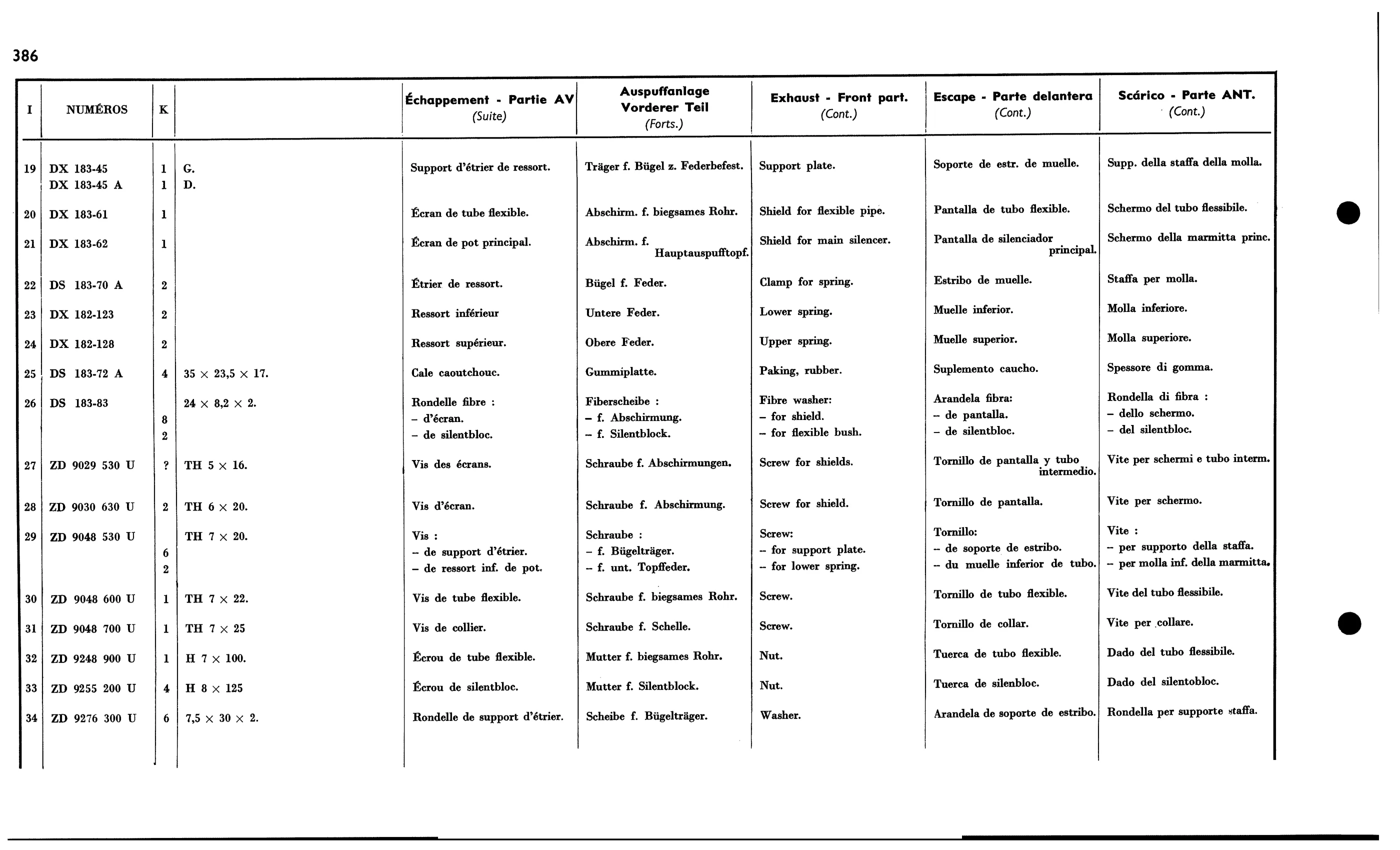 Exhaust / Front, page 379 of 688 — 577 Parts Catalogue — Volume I