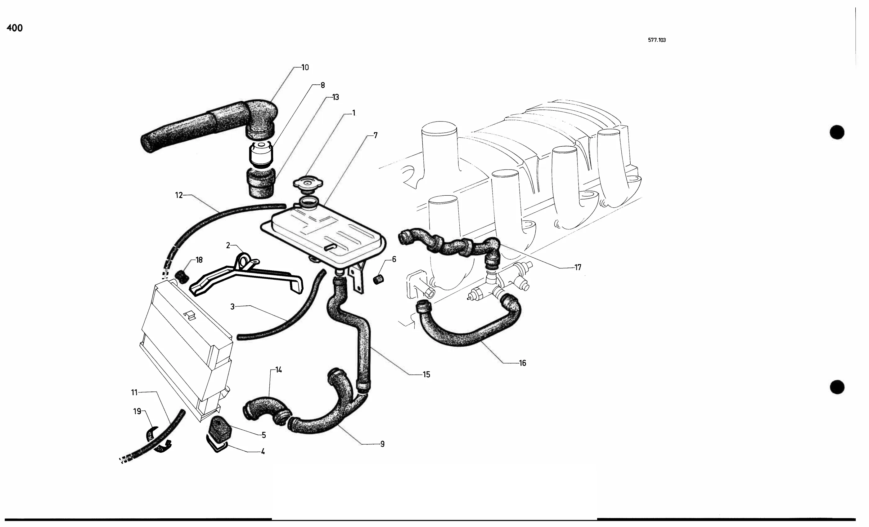 Cross-flow (EFI, Air-con, page 389 of 688 — 577 Parts Catalogue — Volume I
