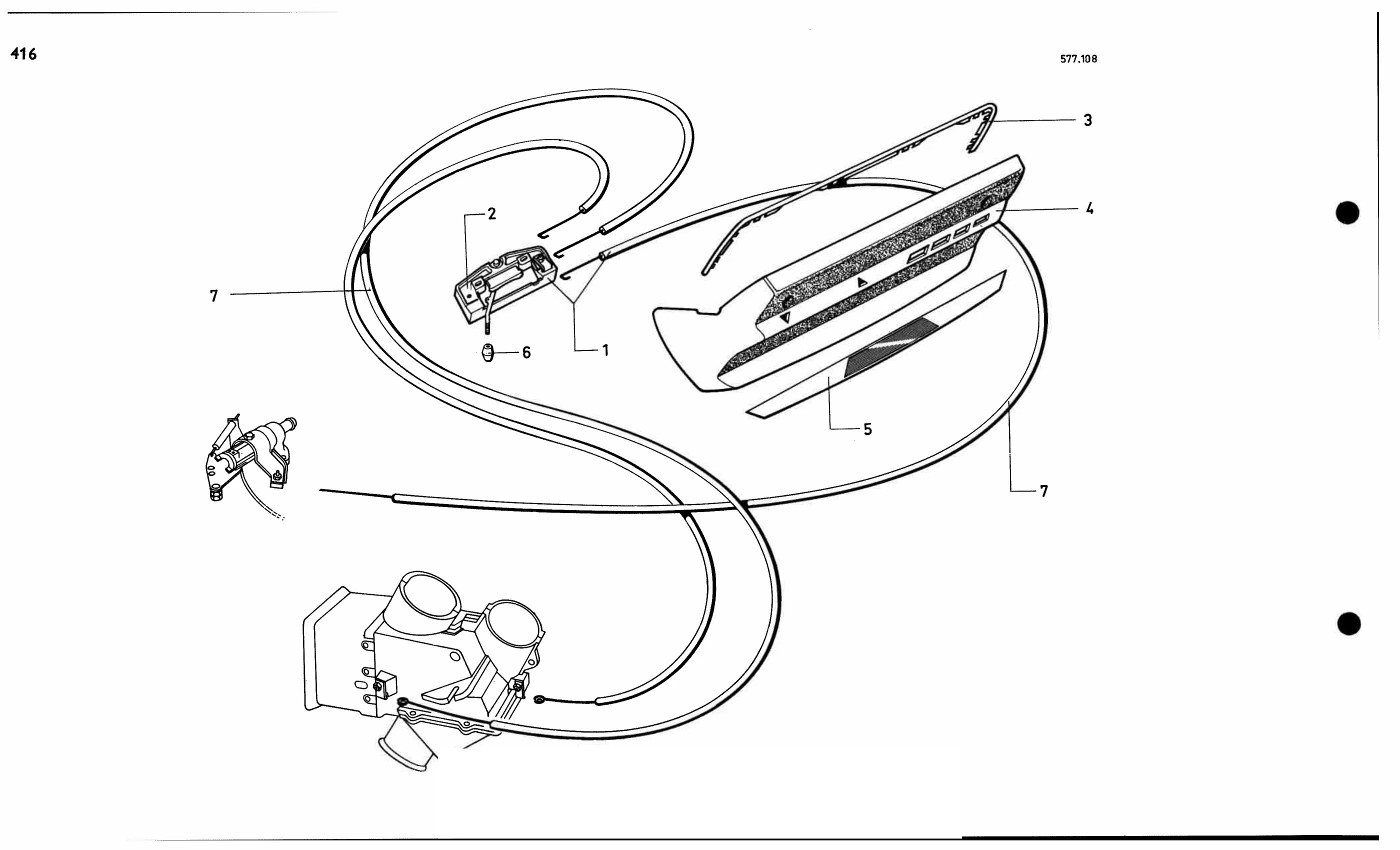 Controls for -5º heating, page 402 of 688 — 577 Parts Catalogue — Volume I
