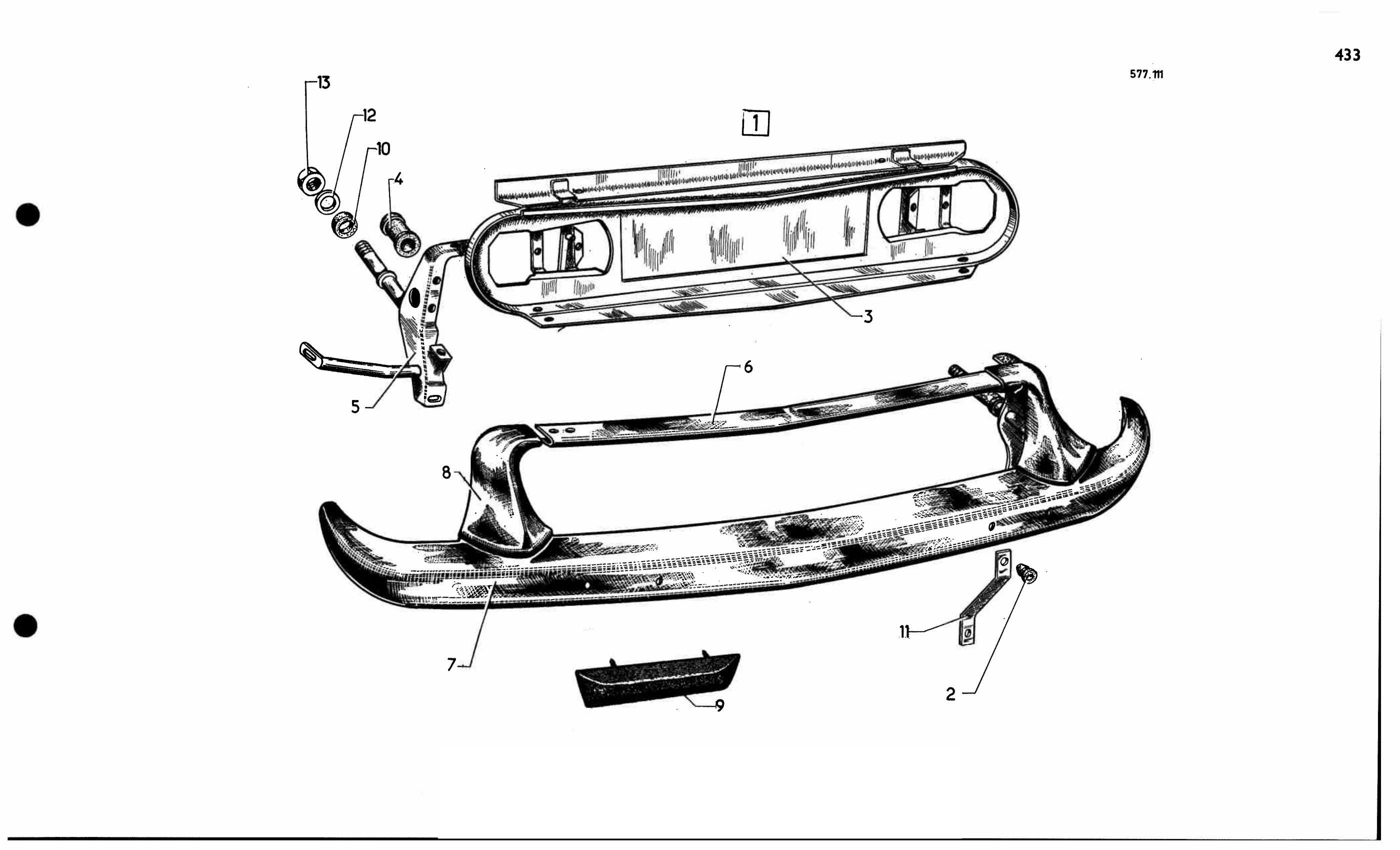 Rear, page 414 of 688 — 577 Parts Catalogue — Volume I