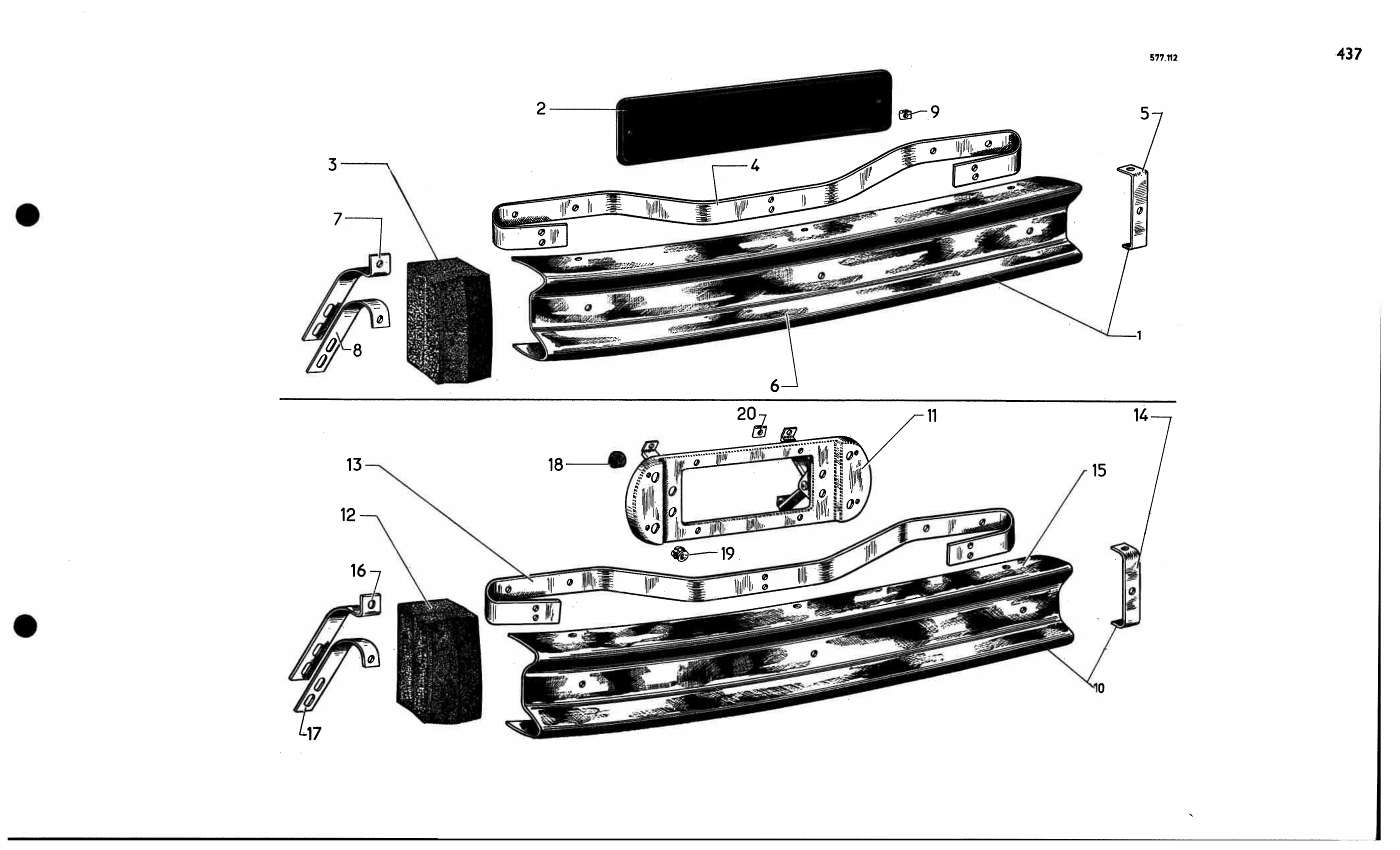 Rear BREAK, page 417 of 688 — 577 Parts Catalogue — Volume I