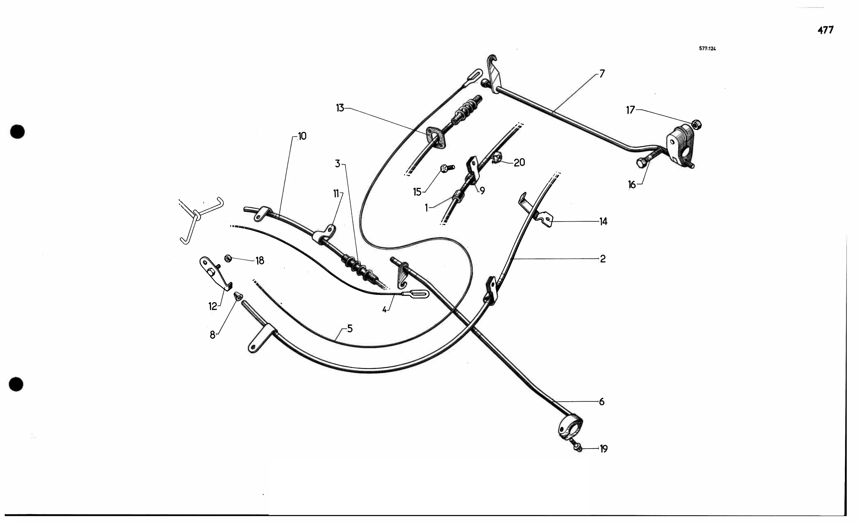 H'lamp level, rear parts, page 449 of 688 — 577 Parts Catalogue — Volume I