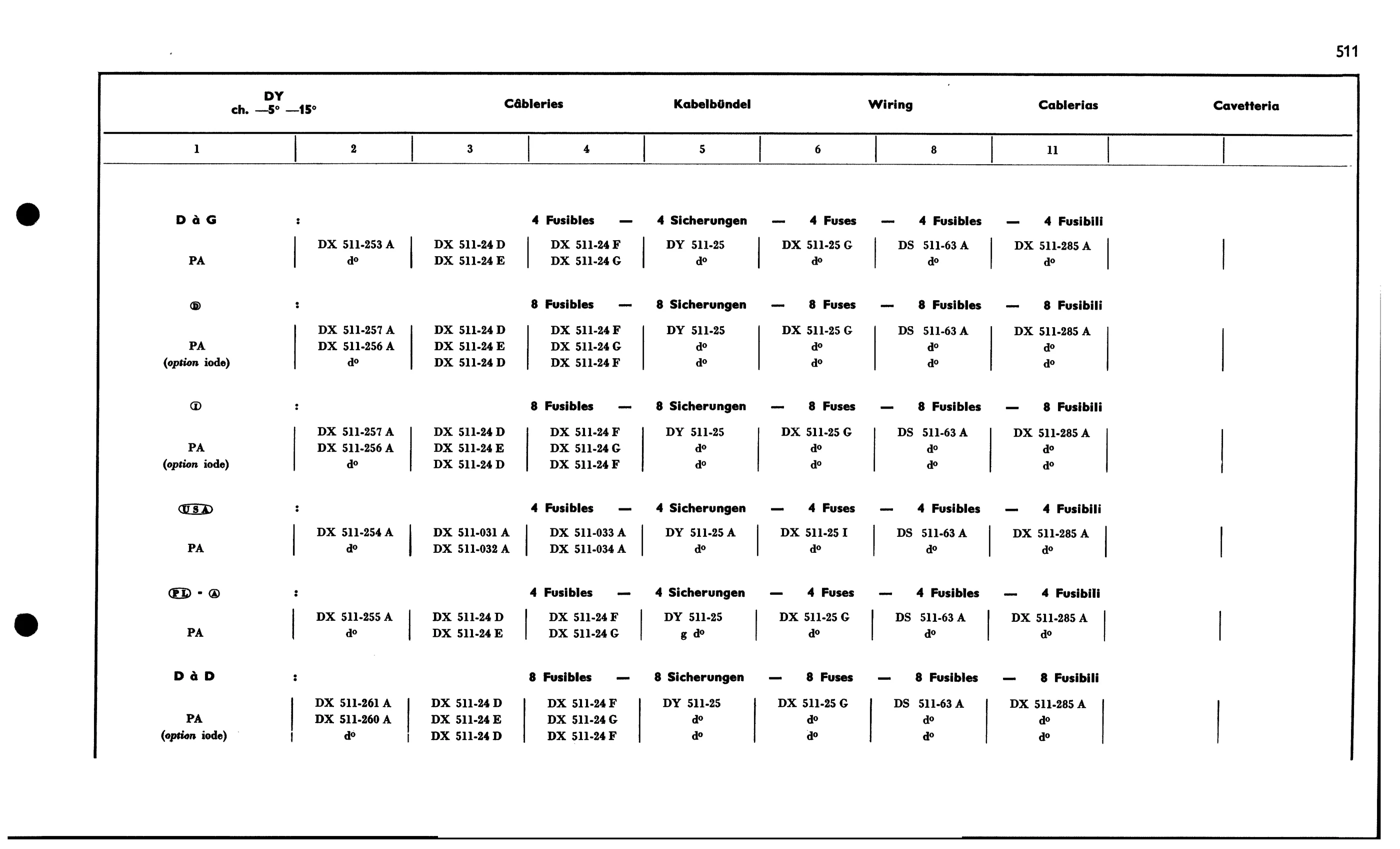 Wiring, page 476 of 688 — 577 Parts Catalogue — Volume I