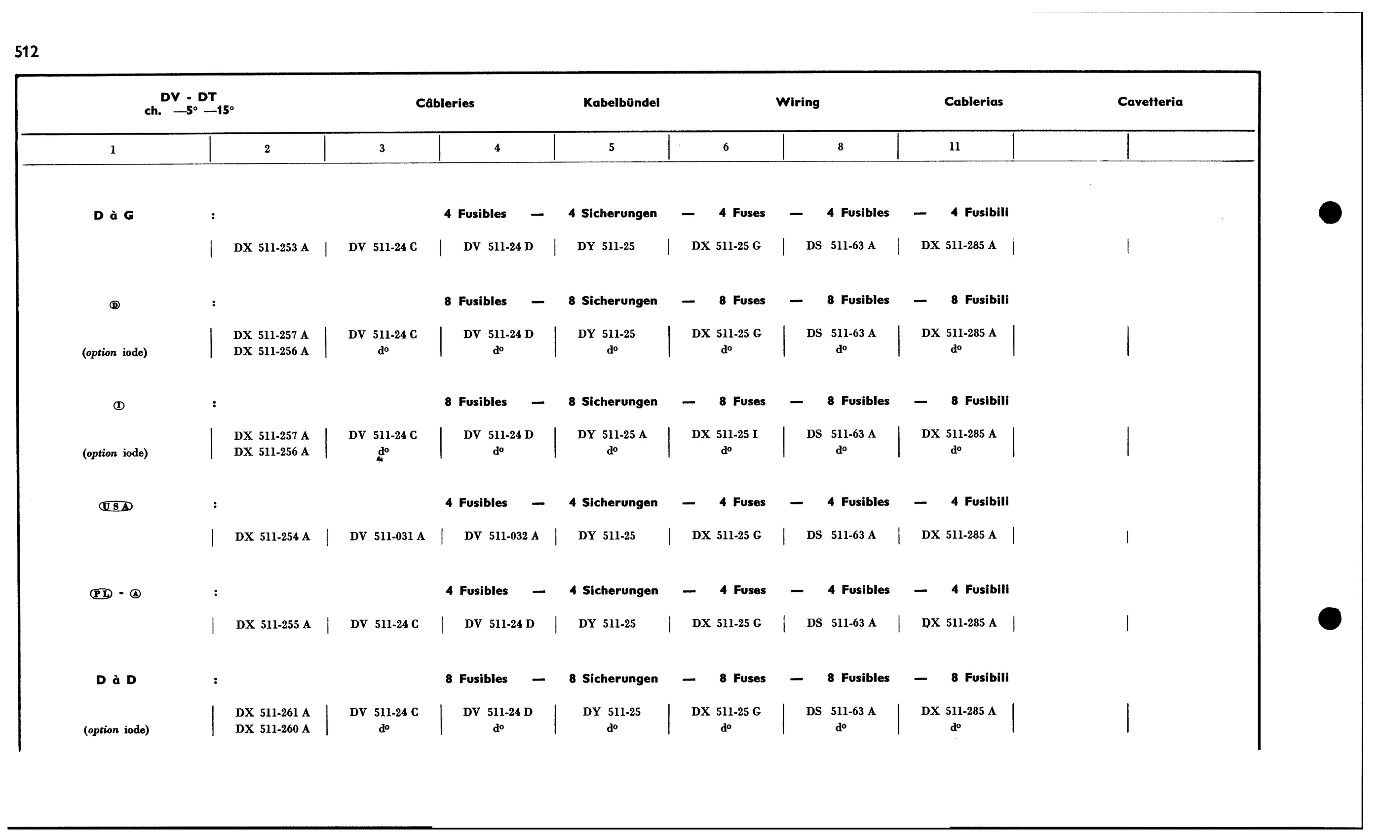Wiring, page 477 of 688 — 577 Parts Catalogue — Volume I