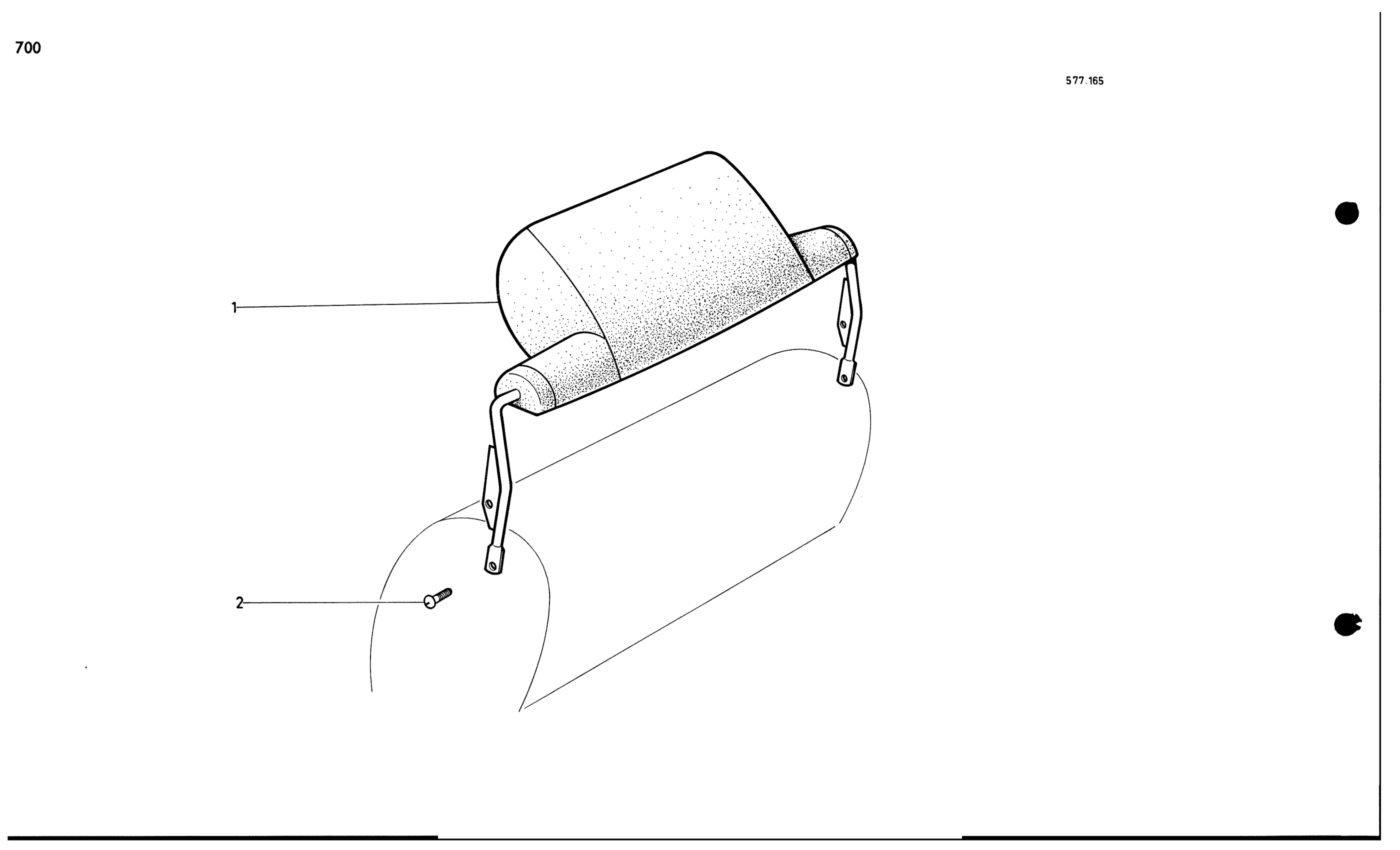 Headrests USA, page 613 of 688 — 577 Parts Catalogue — Volume I