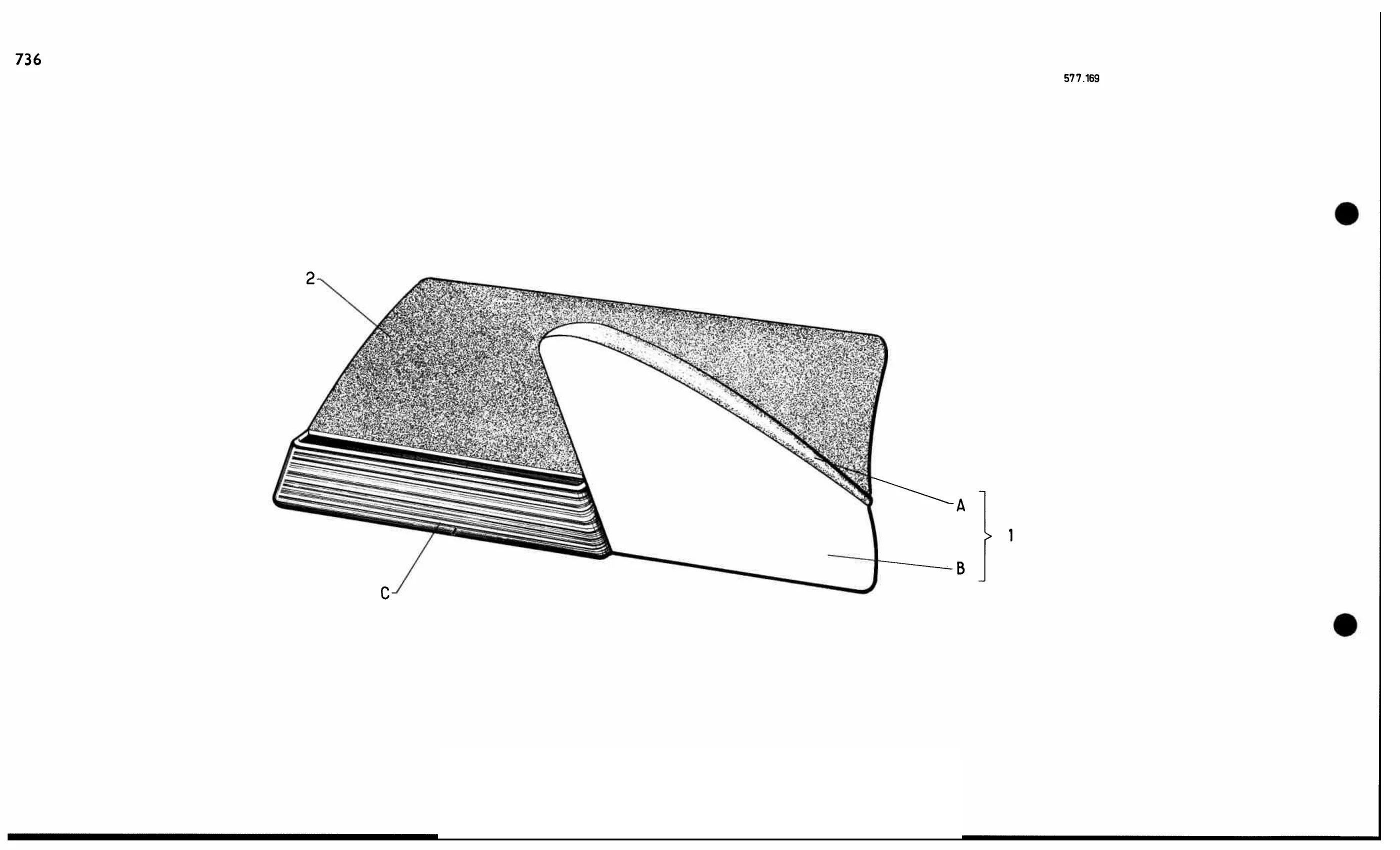 Fr. door trim Confort, page 643 of 688 — 577 Parts Catalogue — Volume I
