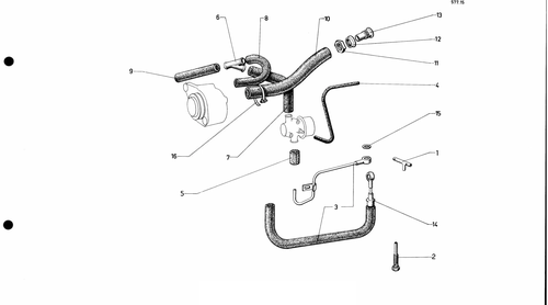 Exh. emission control, page 96 — 577 Parts Catalogue — Volume I