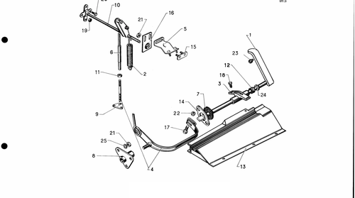 Throt. control RHD, page 115 — 577 Parts Catalogue — Volume I