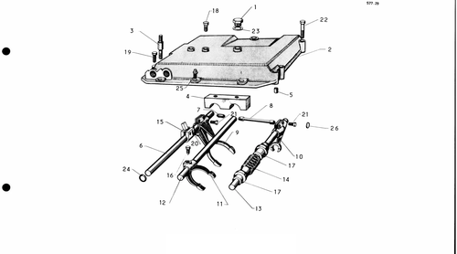 Lid and forks bvh, page 140 — 577 Parts Catalogue — Volume I