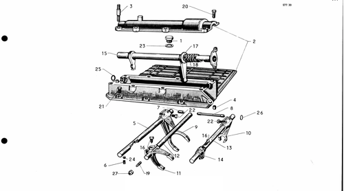 Lid and forks bvm, page 143 — 577 Parts Catalogue — Volume I